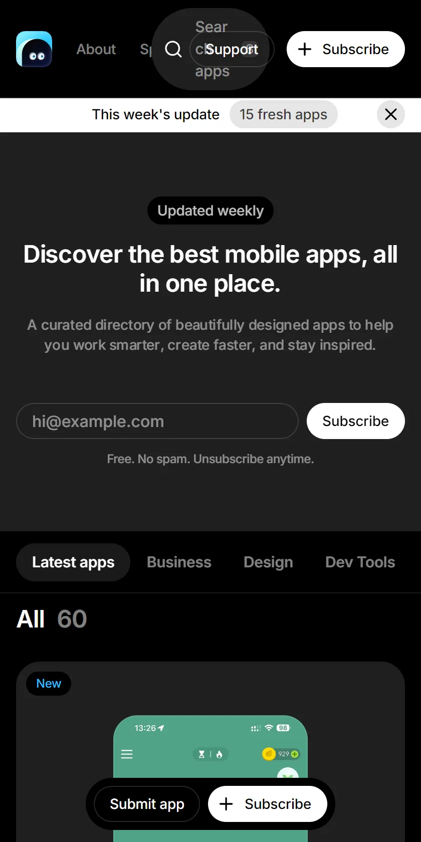 Mobile Screenshot