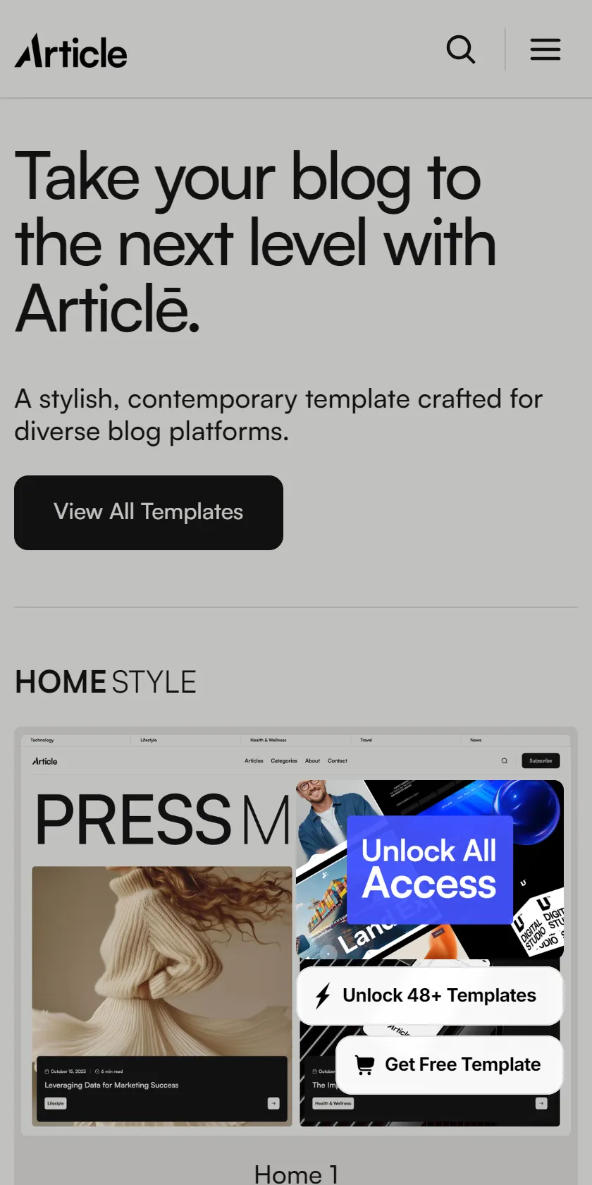 Mobile Screenshot