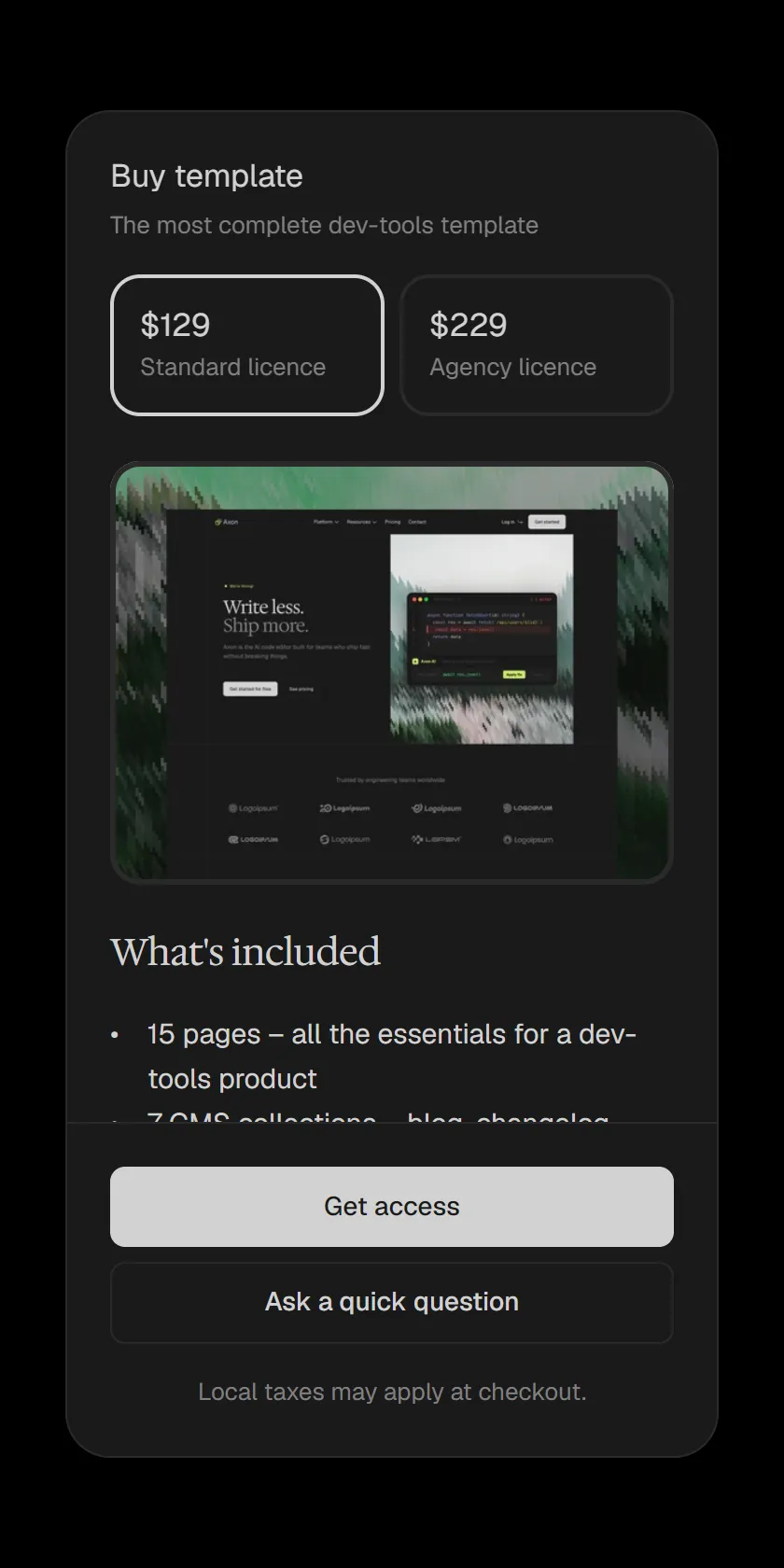 Mobile Screenshot