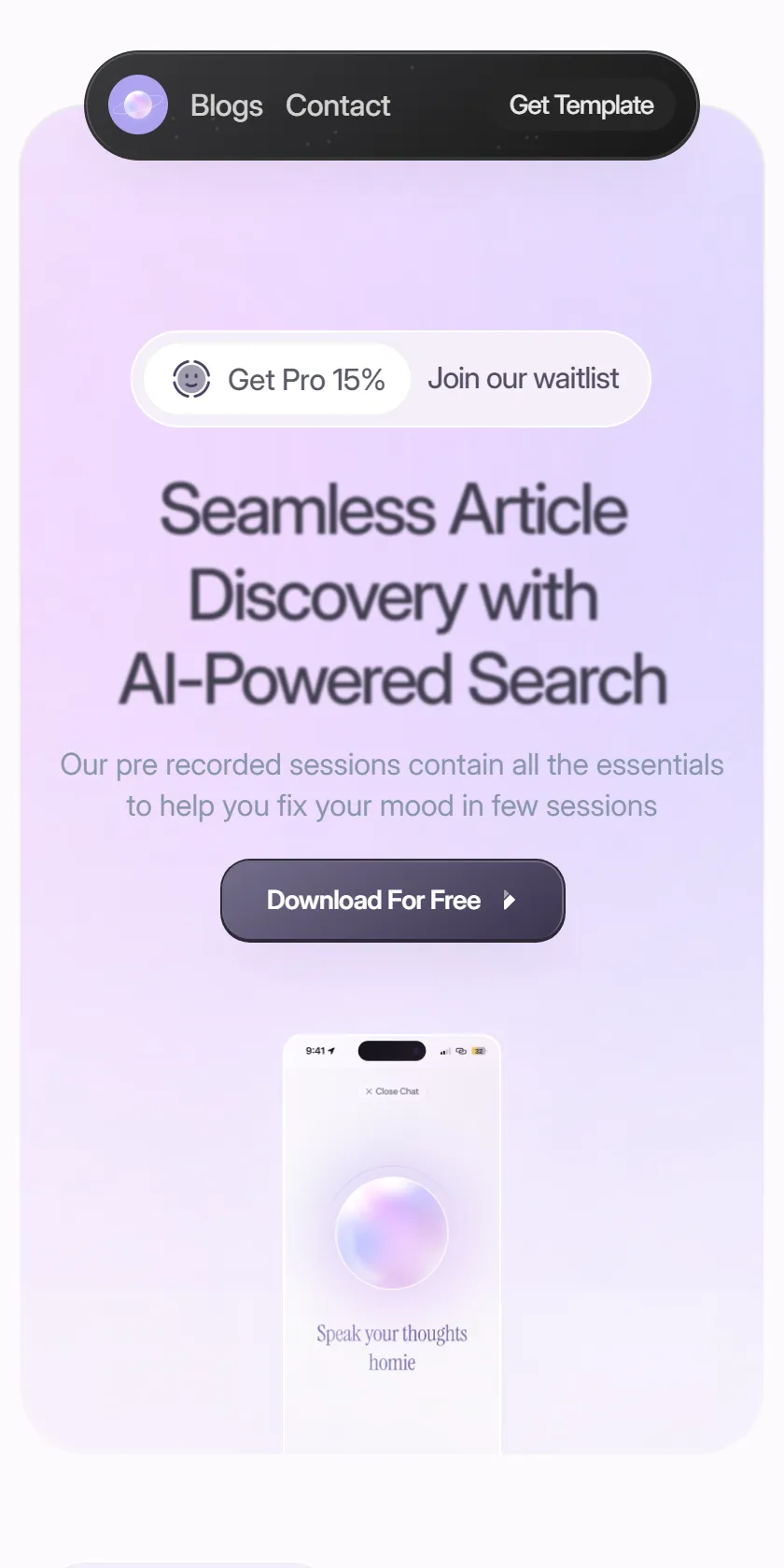 Mobile Screenshot