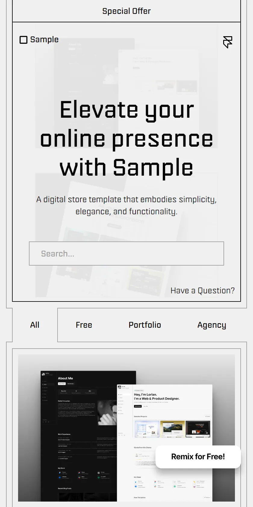 Mobile Screenshot