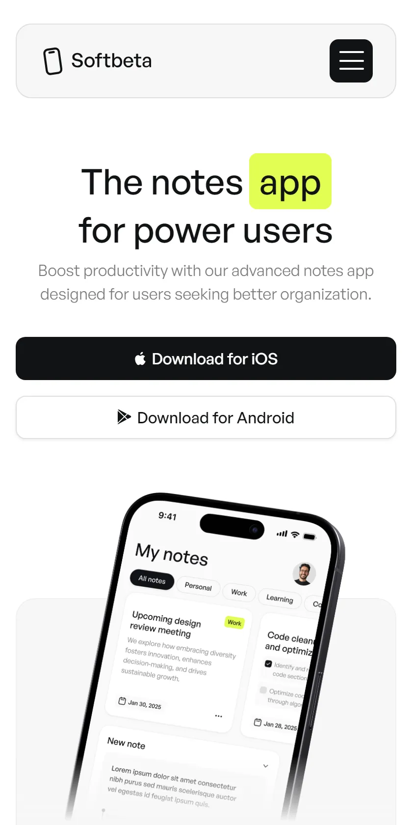 Mobile Screenshot