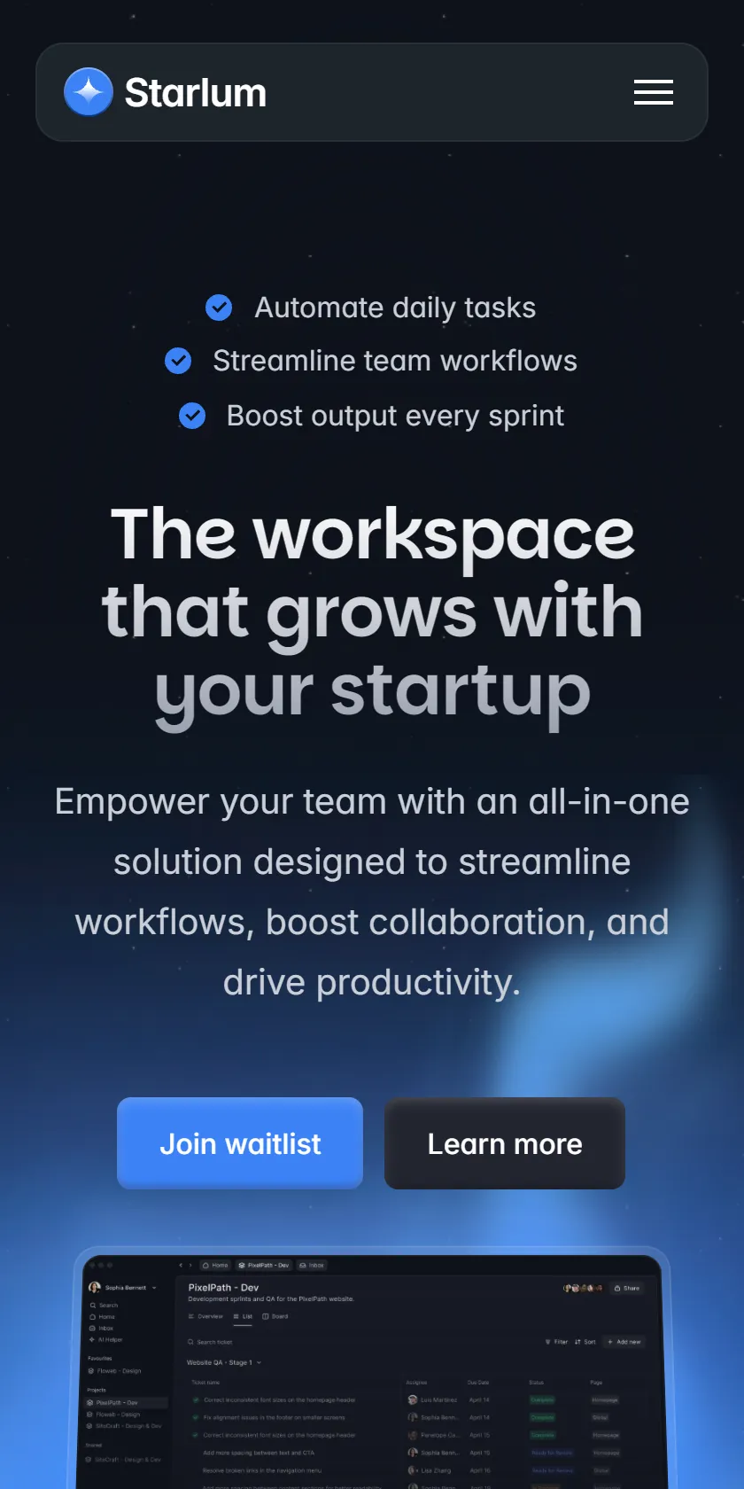 Mobile Screenshot