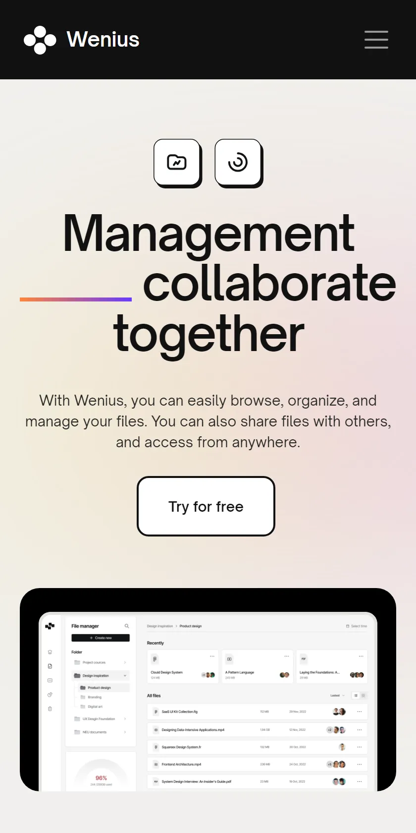 Mobile Screenshot