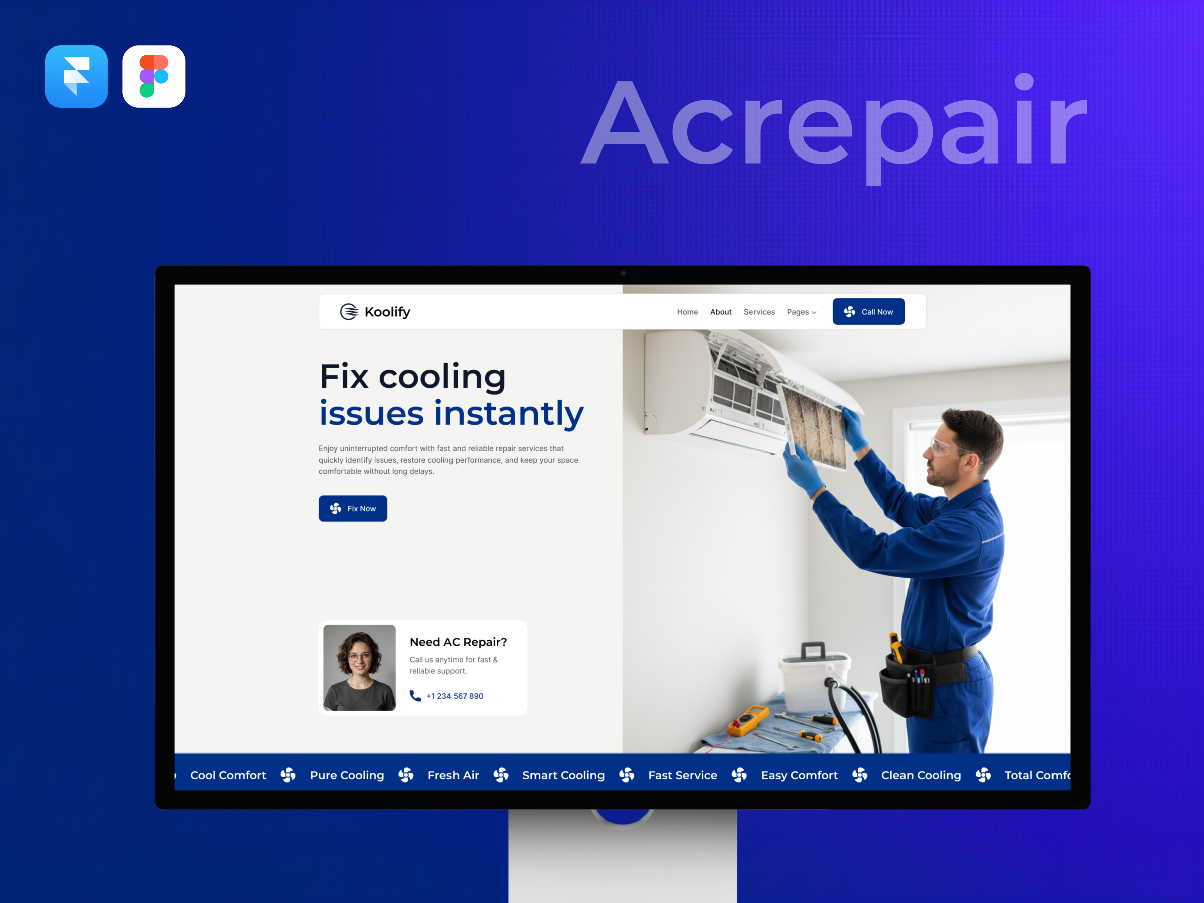 Screenshot 1 of AC Repair