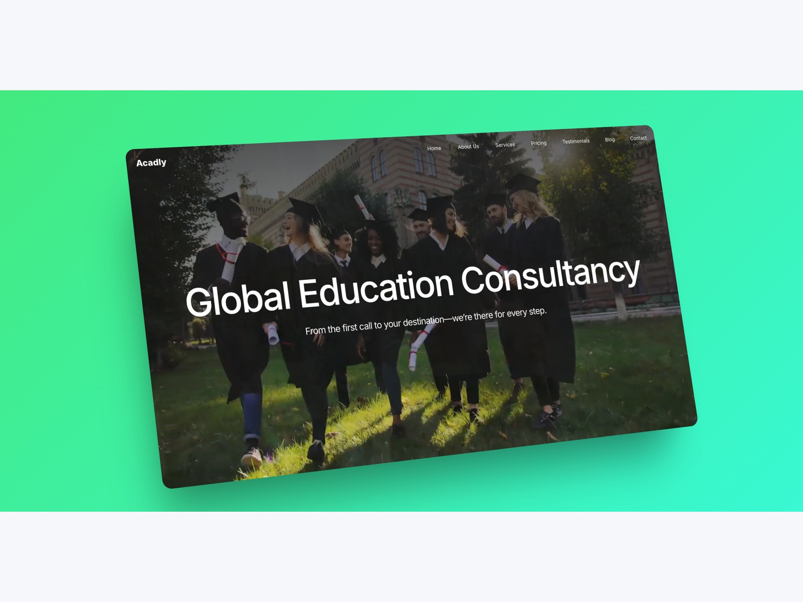 Screenshot 1 of Acadly Template
