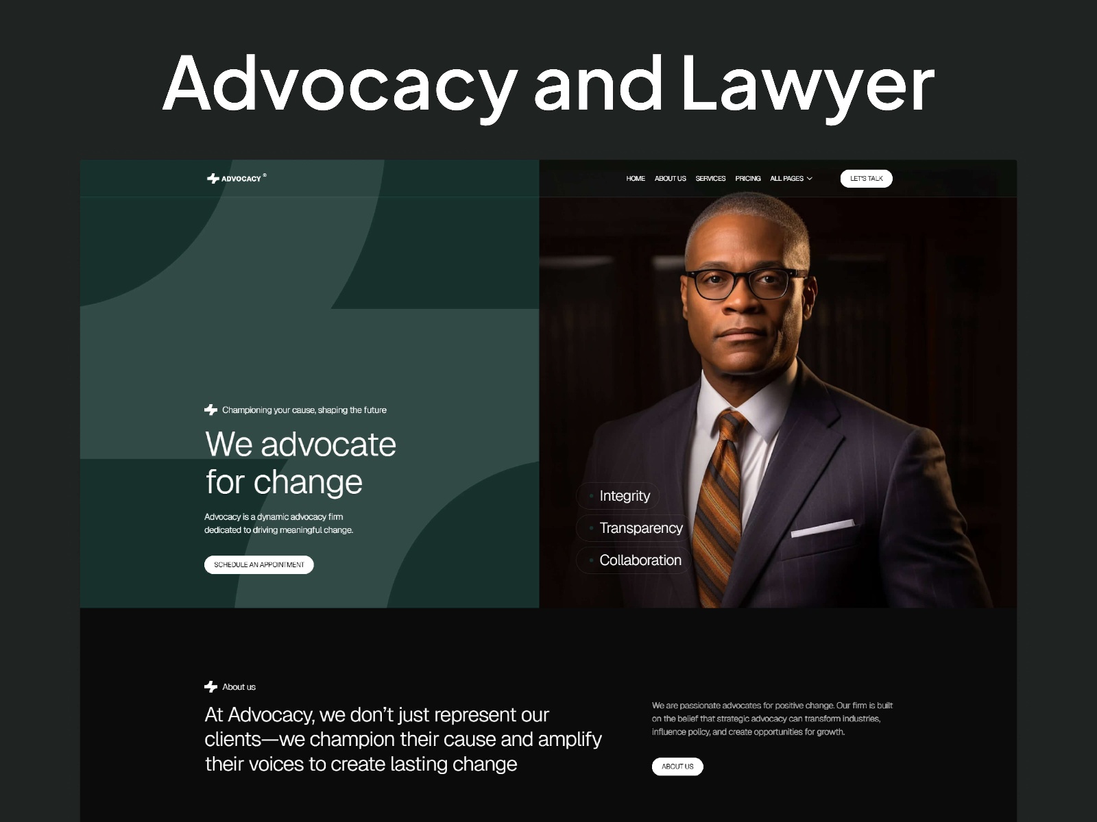 Screenshot 1 of Advocacy