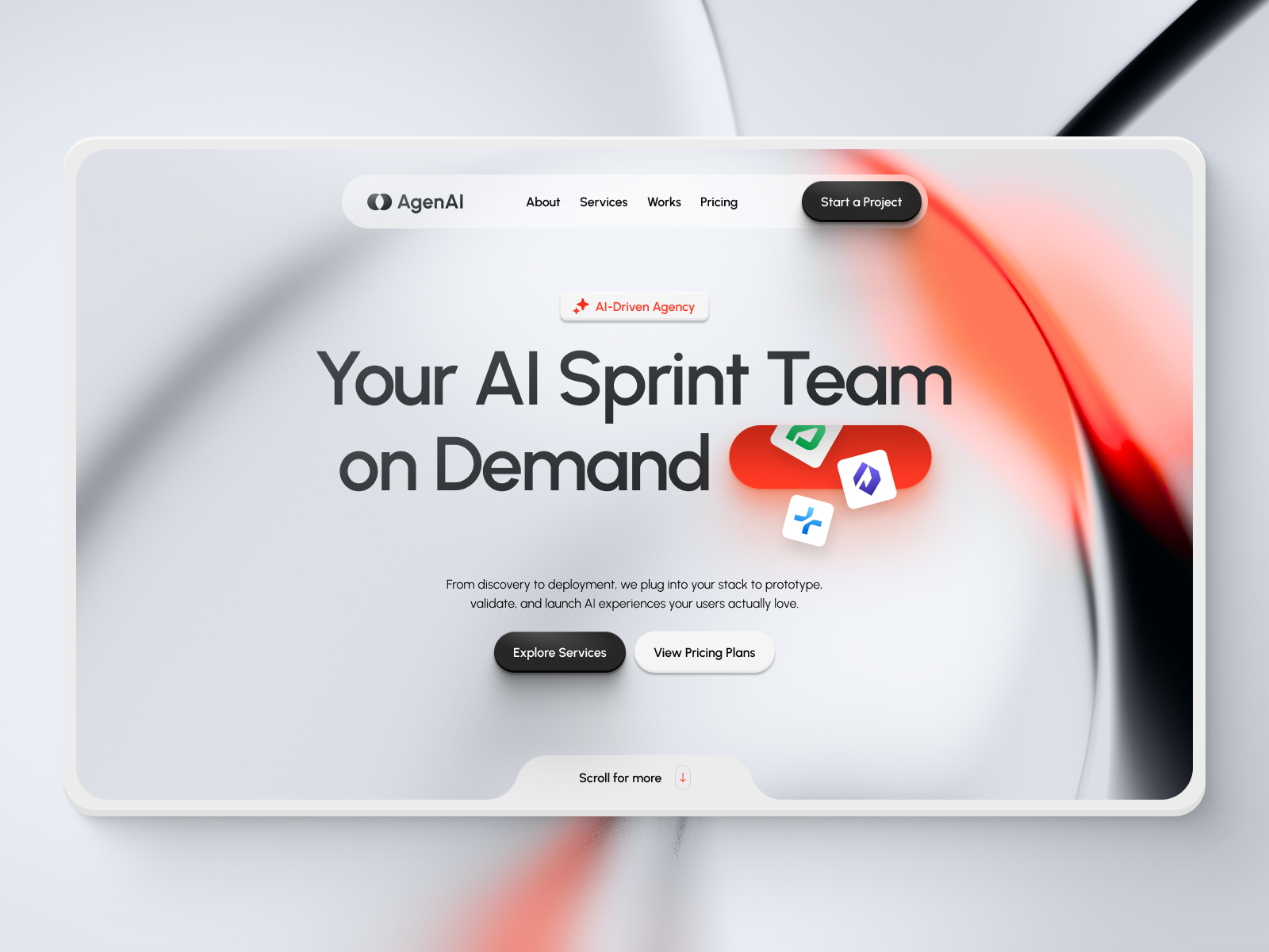 Screenshot 1 of AgencyAI