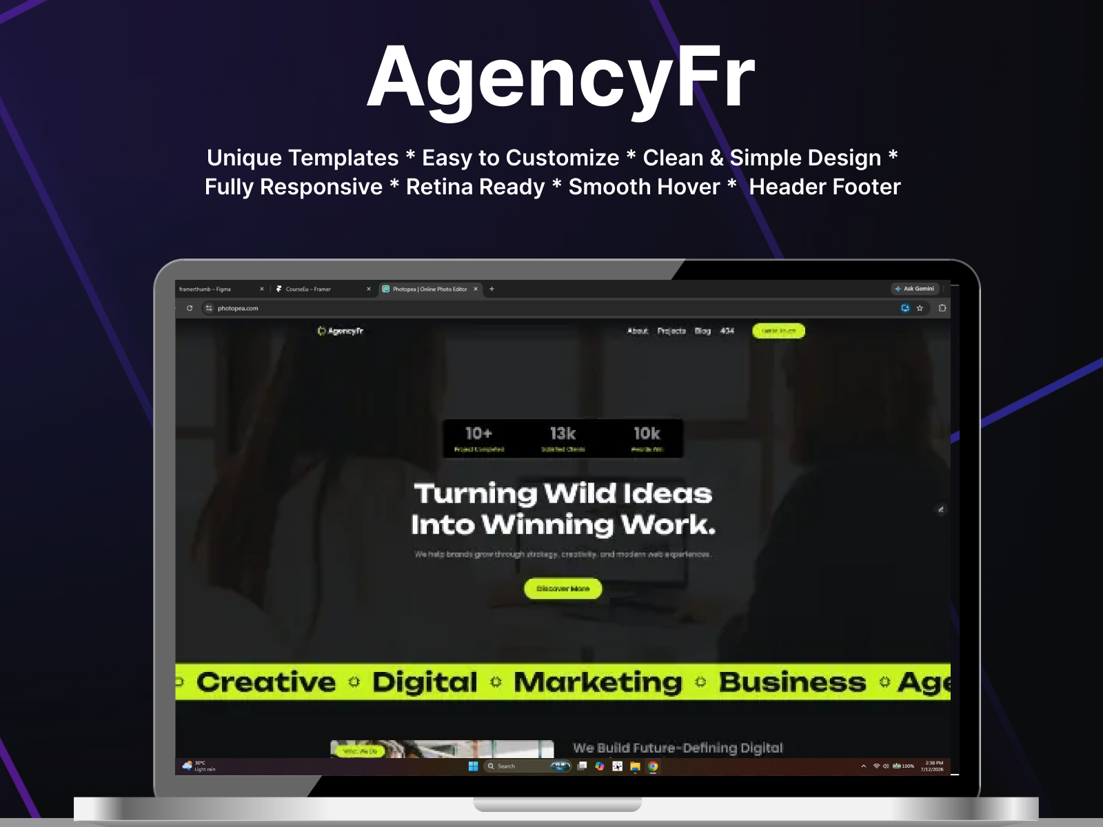 Screenshot 1 of AgencyFr