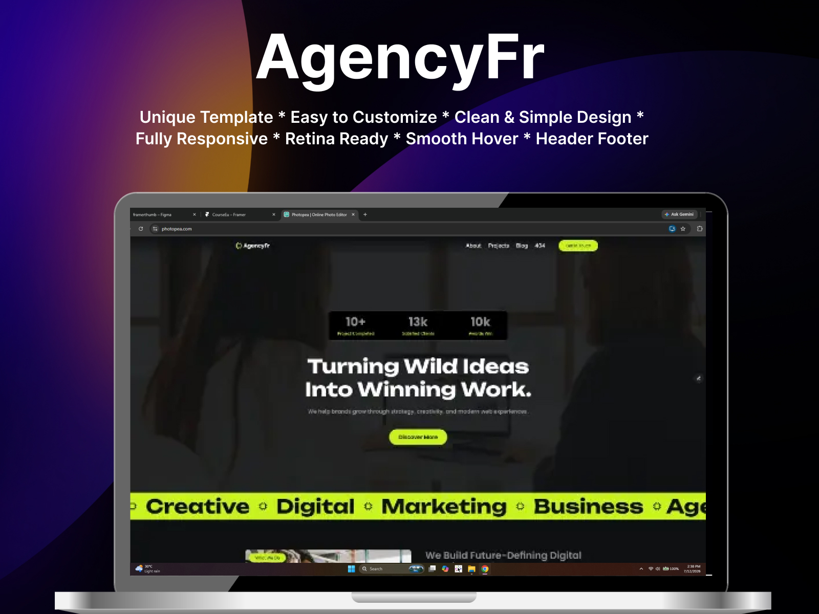 Screenshot 2 of AgencyFr
