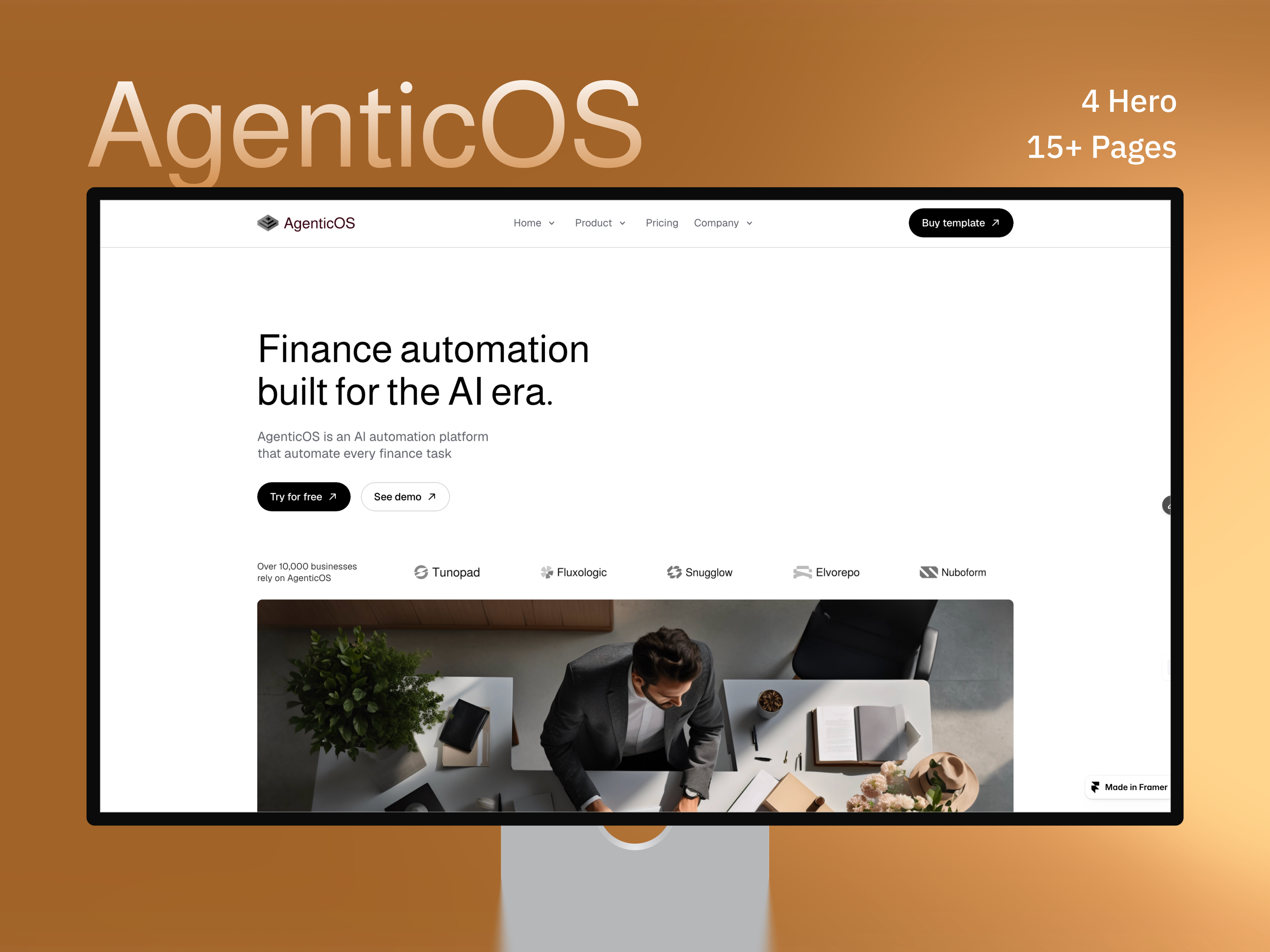 Screenshot 1 of AgenticOS