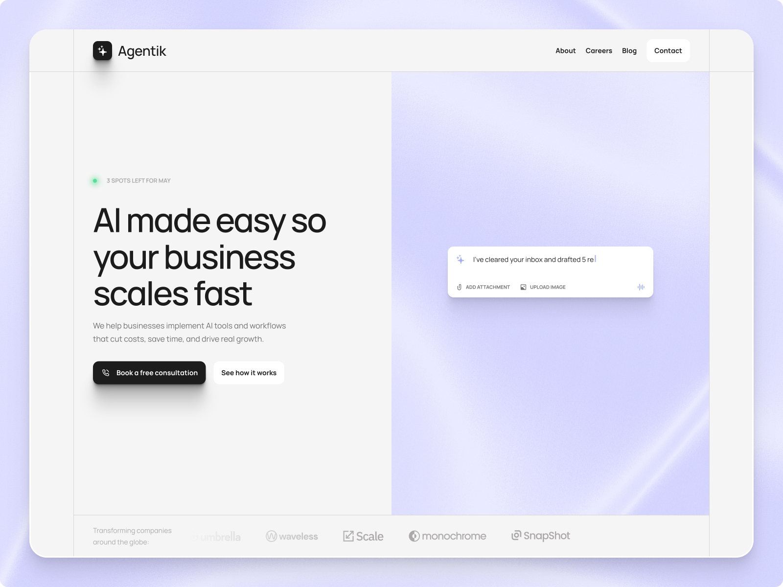 Screenshot 1 of Agentik