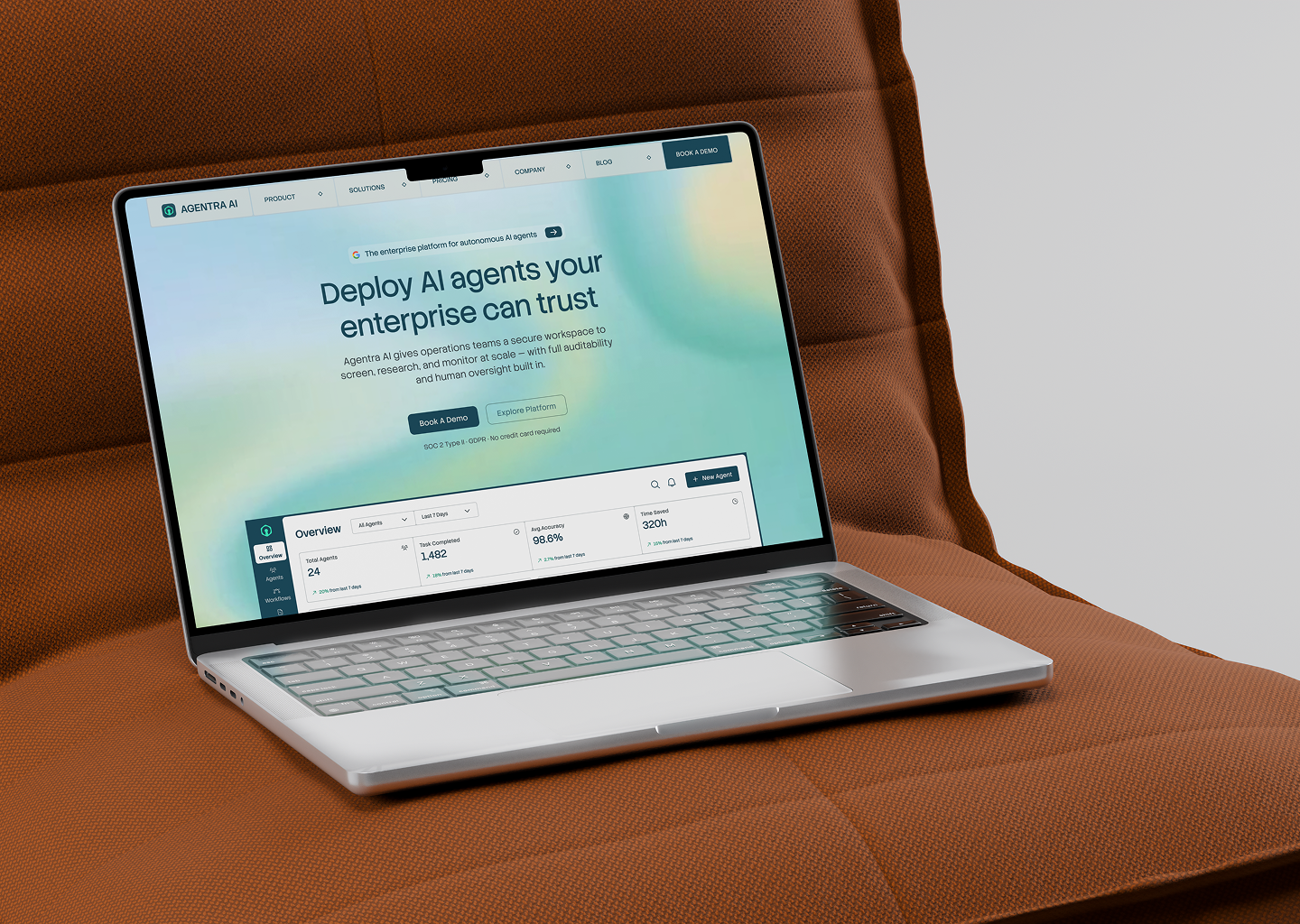 Screenshot 1 of Agentra Platform