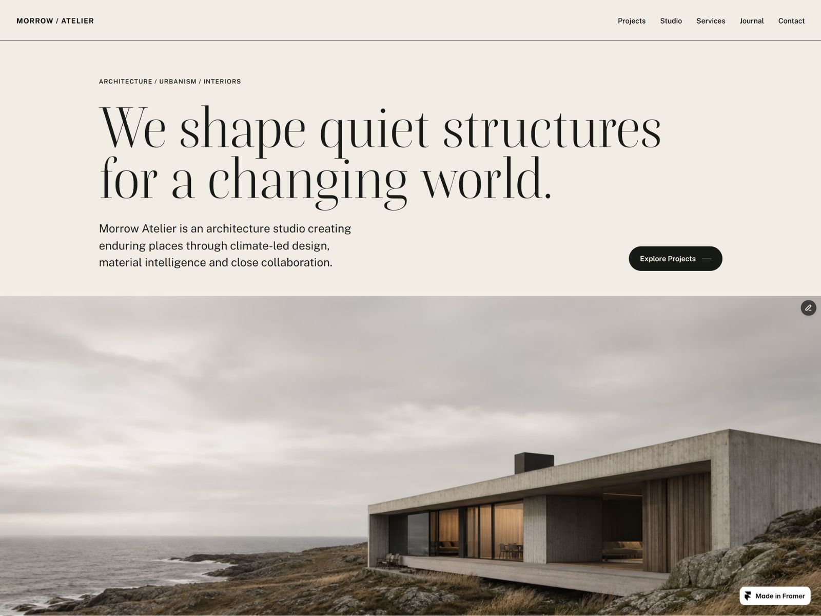 Screenshot 1 of ArchitectureFolio