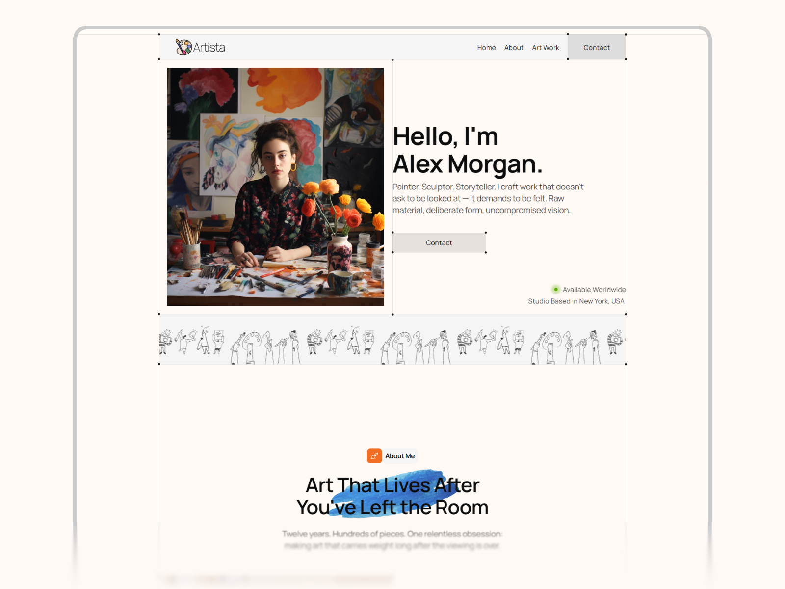 Screenshot 1 of Artista