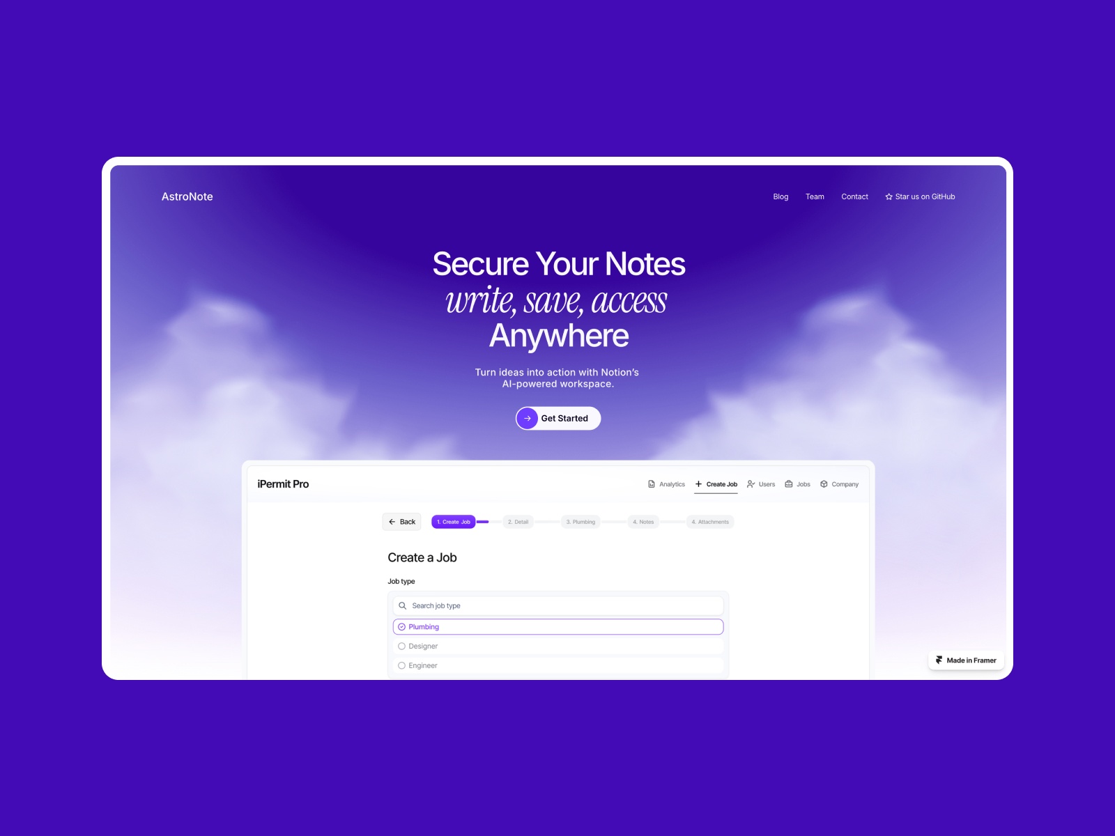 Screenshot 1 of AstroNote