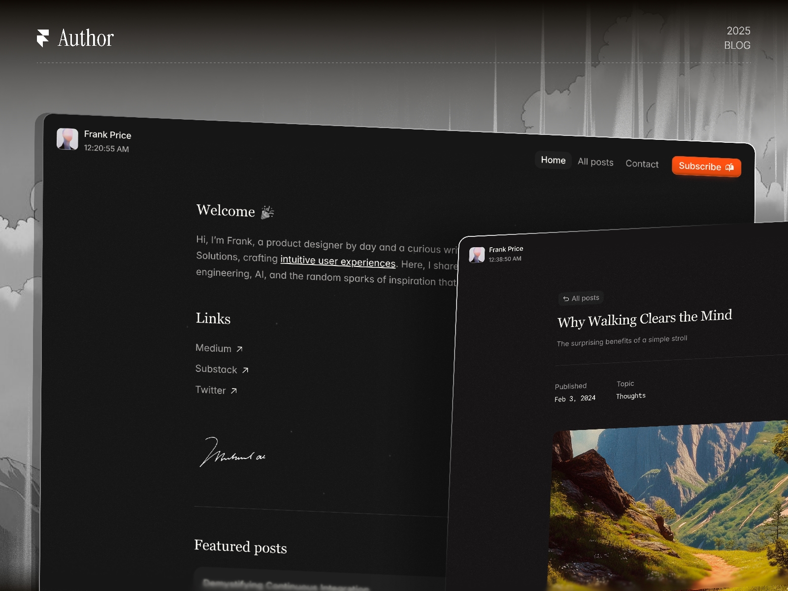 Screenshot 1 of Author