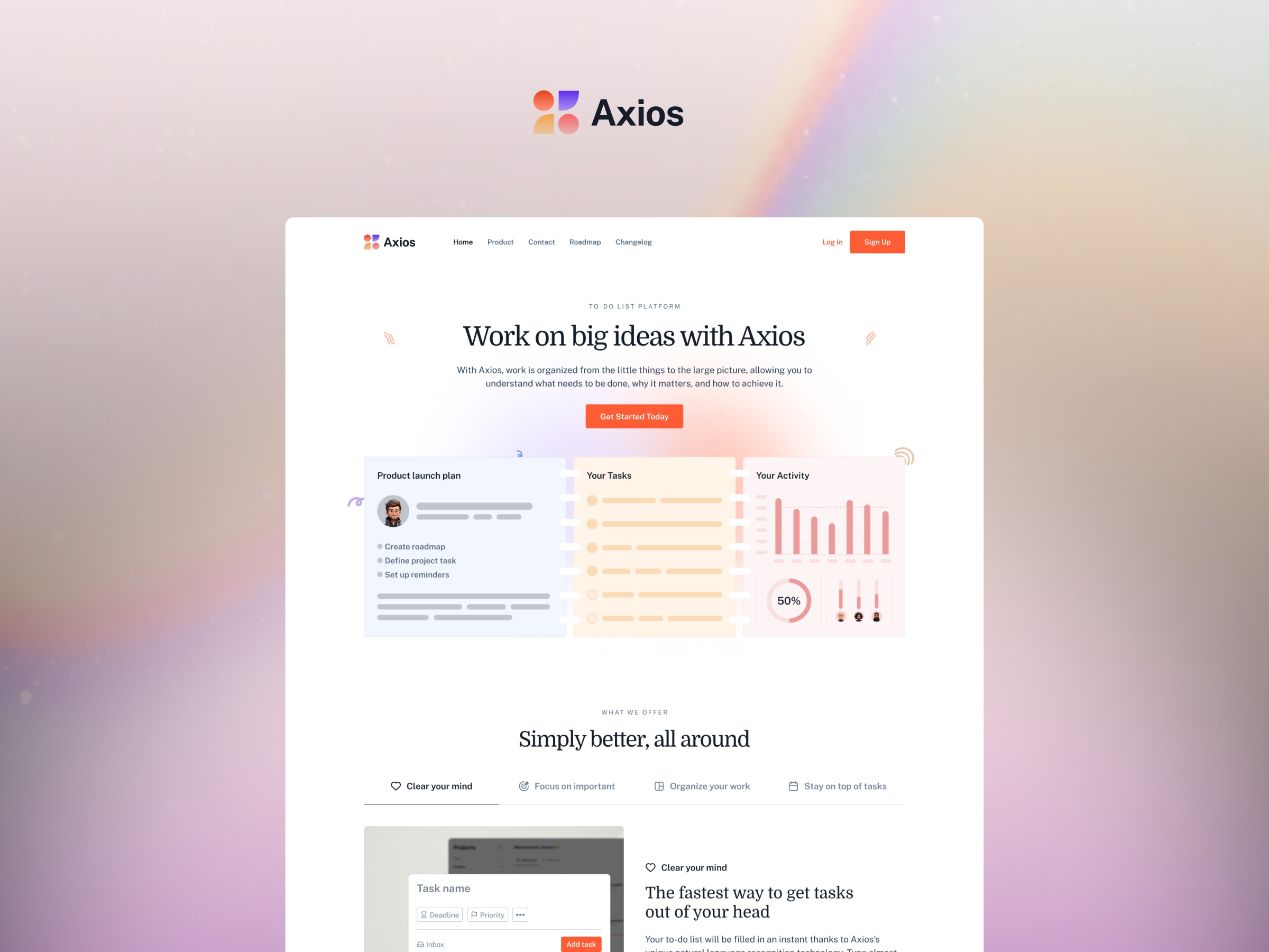 Screenshot 1 of Axios