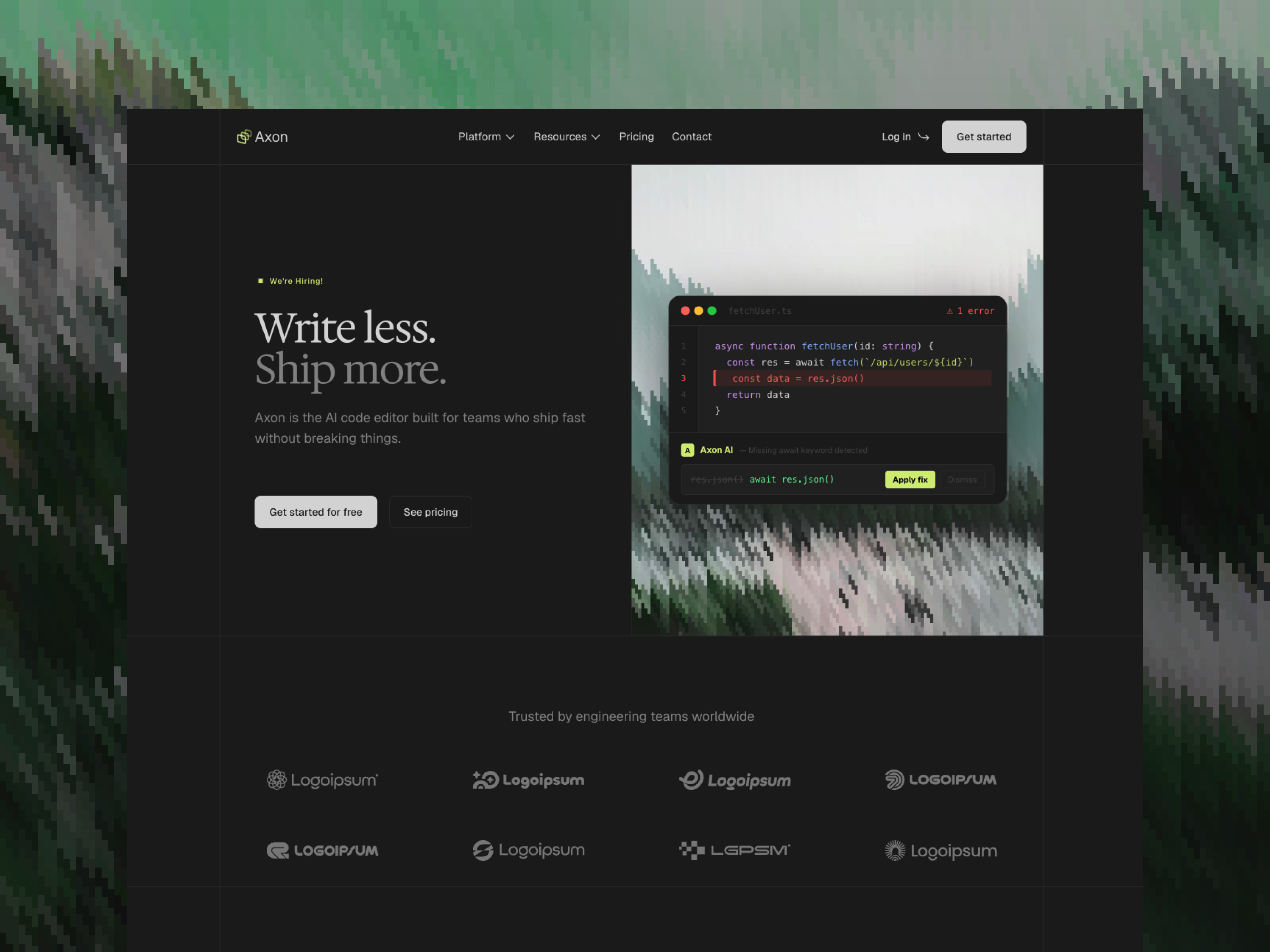 Screenshot 1 of Axon.dev