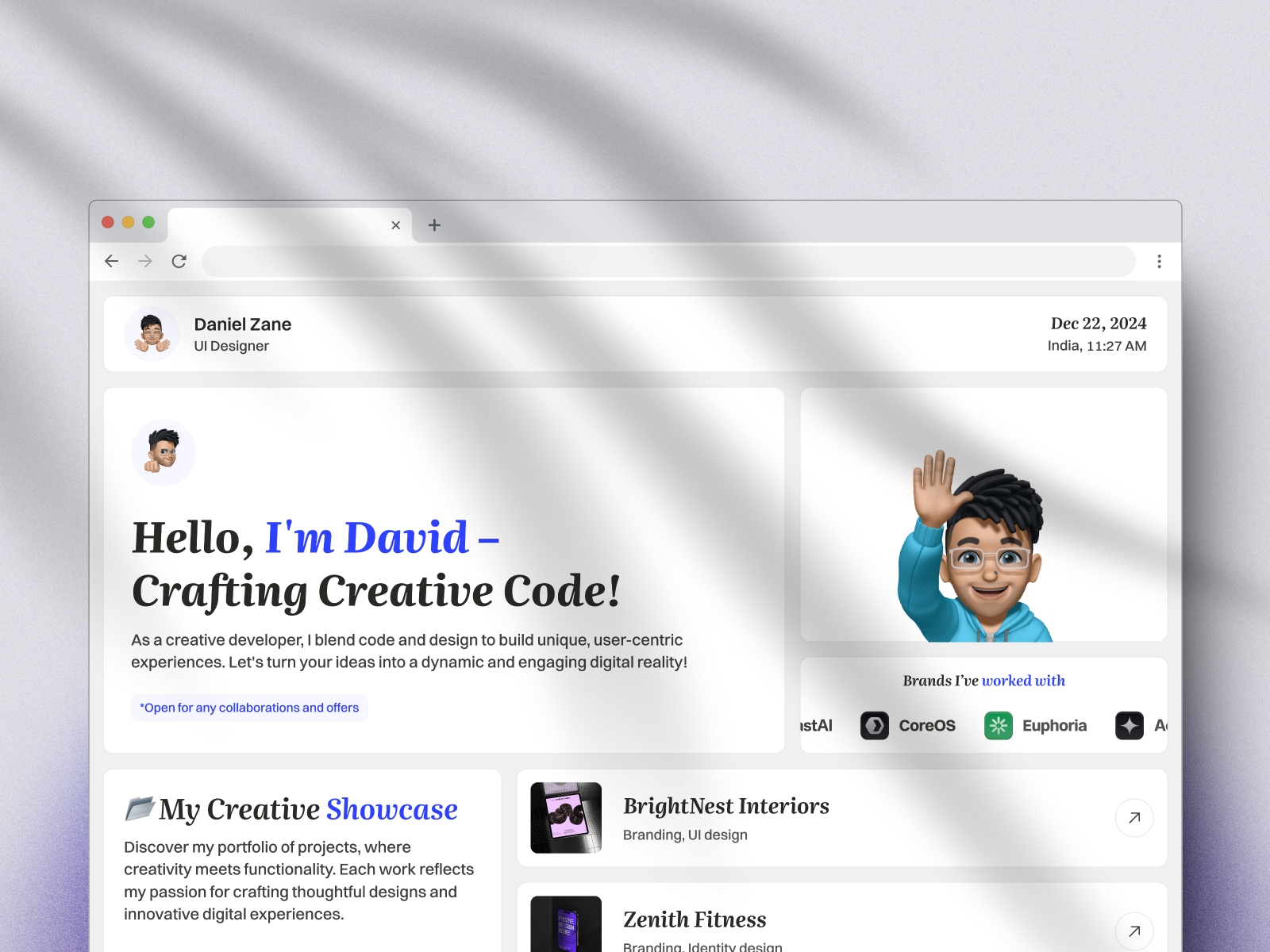 Screenshot 1 of Bentfolio