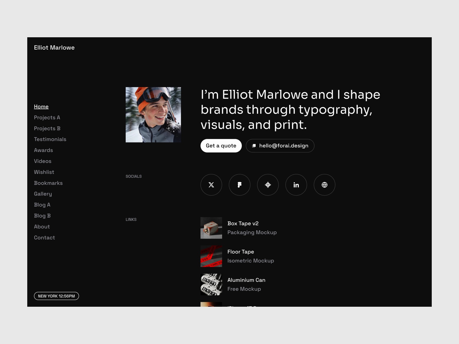 Screenshot 1 of Biofolio
