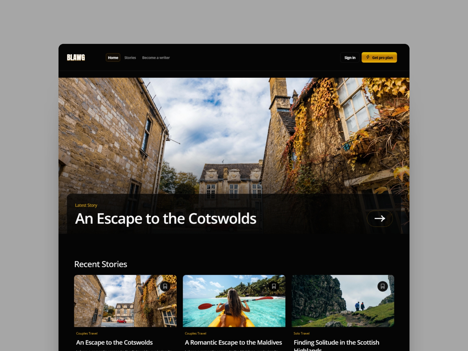 Screenshot 1 of Blawg