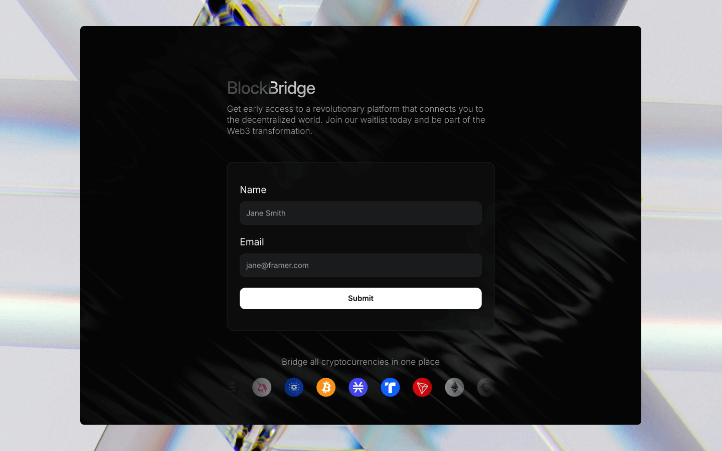 Screenshot 1 of BlockBridge