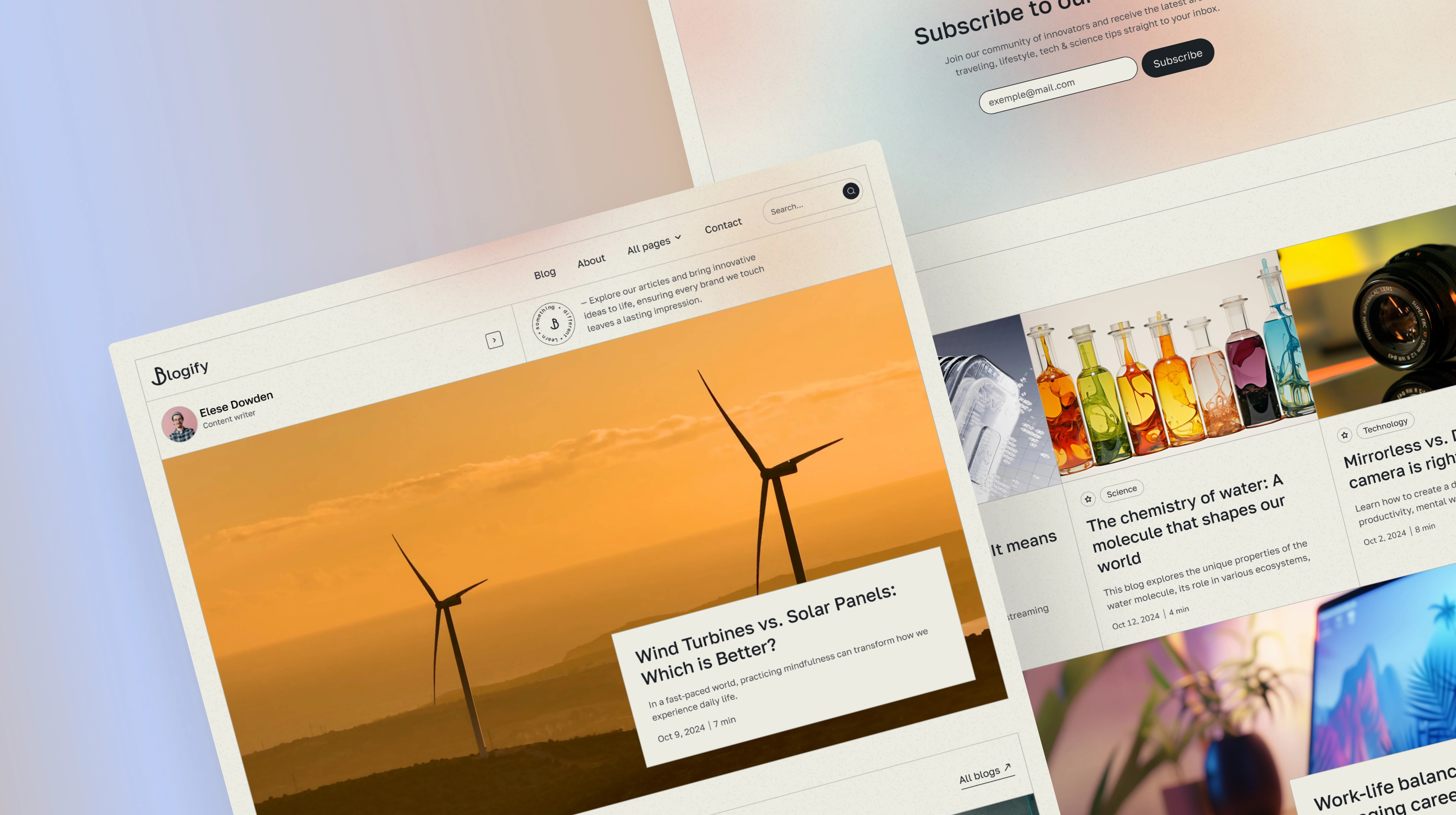 Screenshot 1 of Blogify