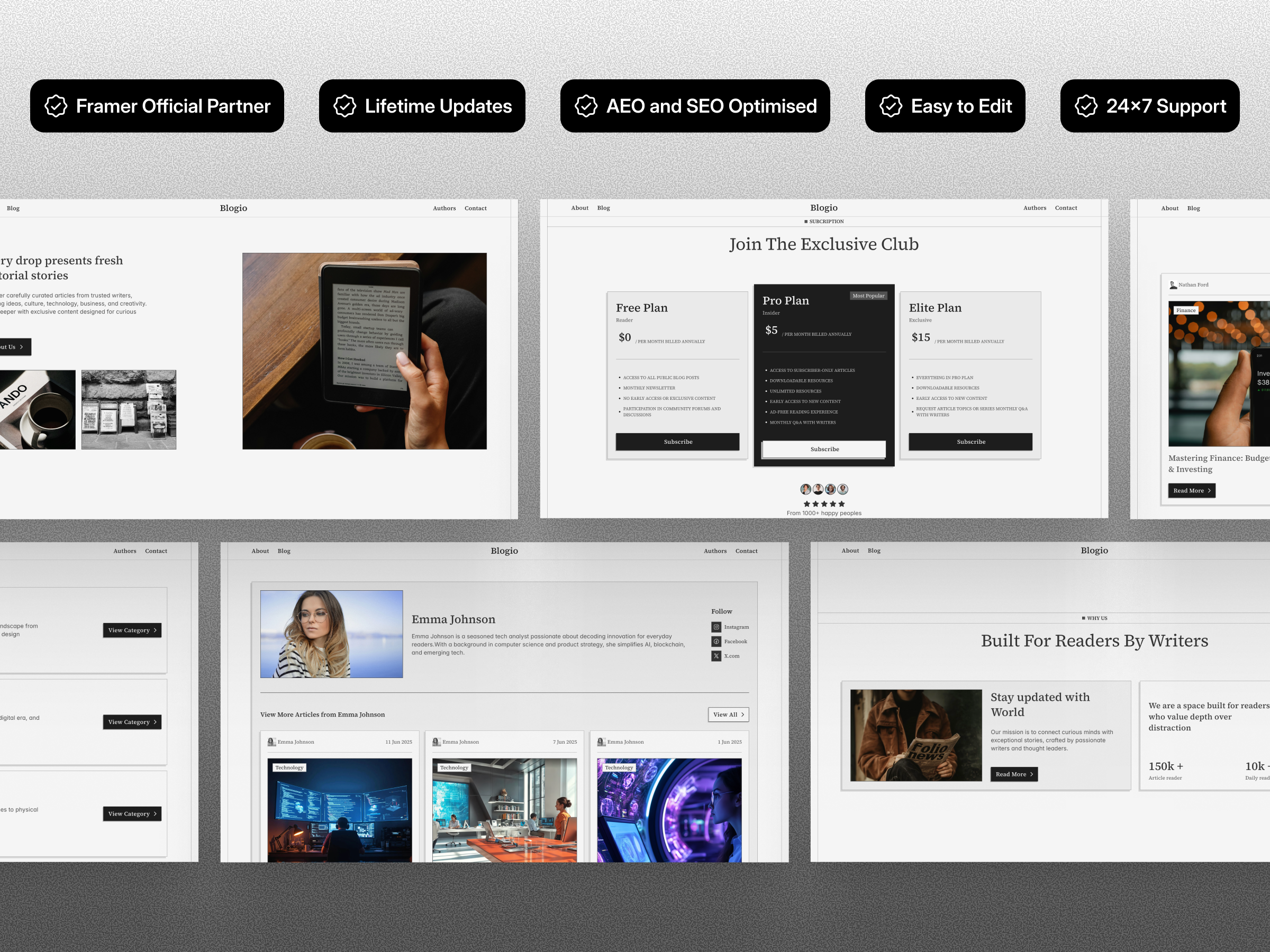 Screenshot 1 of Blogio