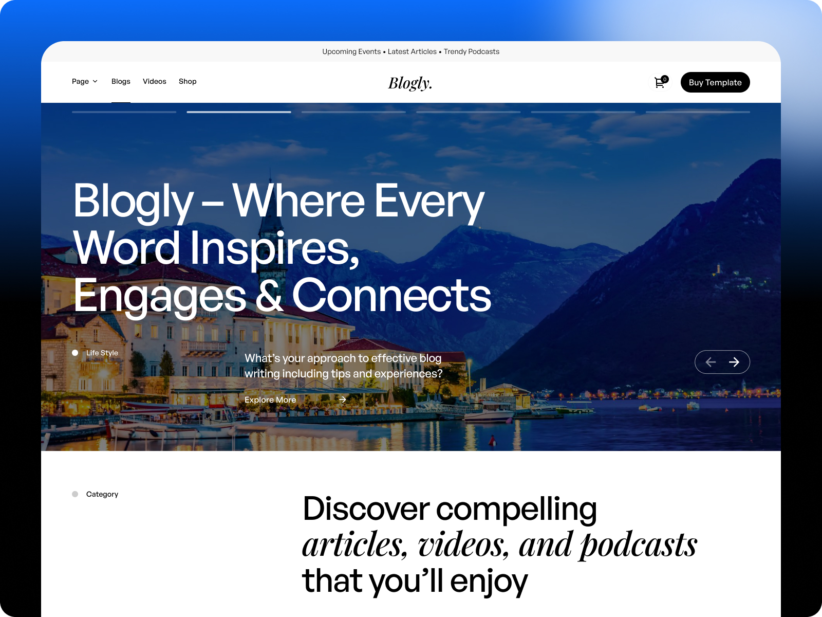 Screenshot 1 of Blogly