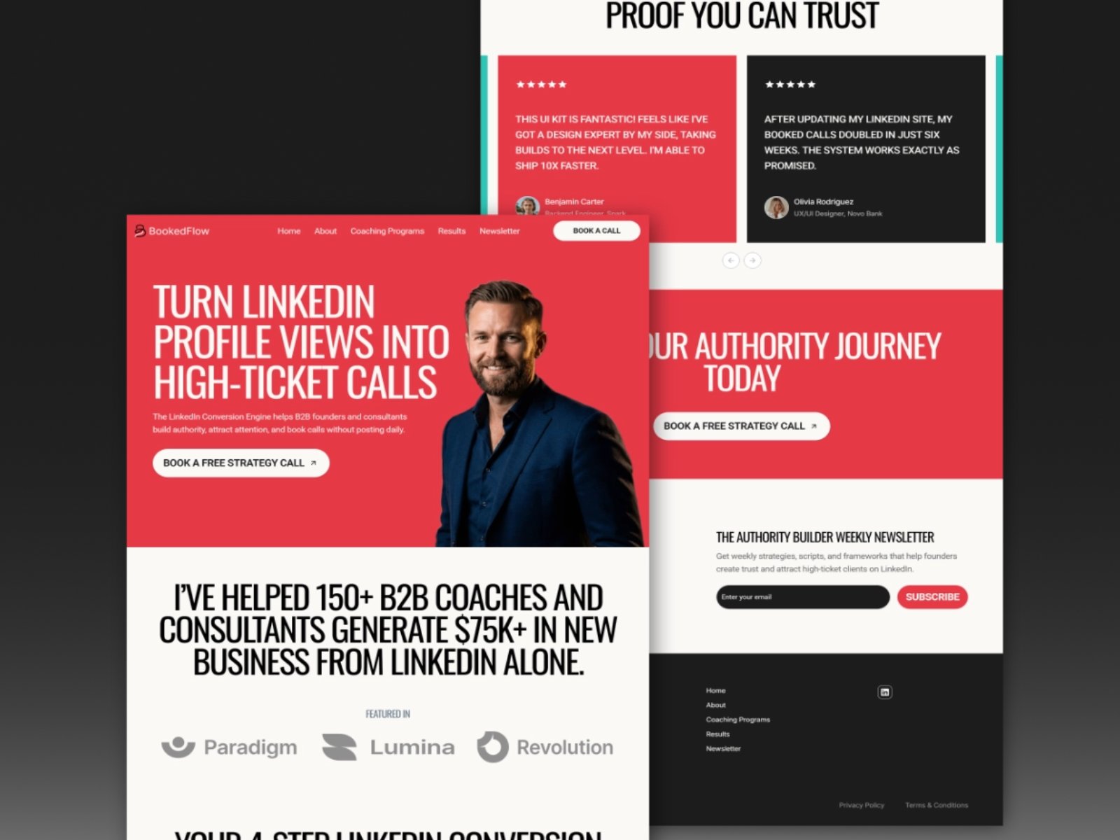 Screenshot 1 of BookedFlow