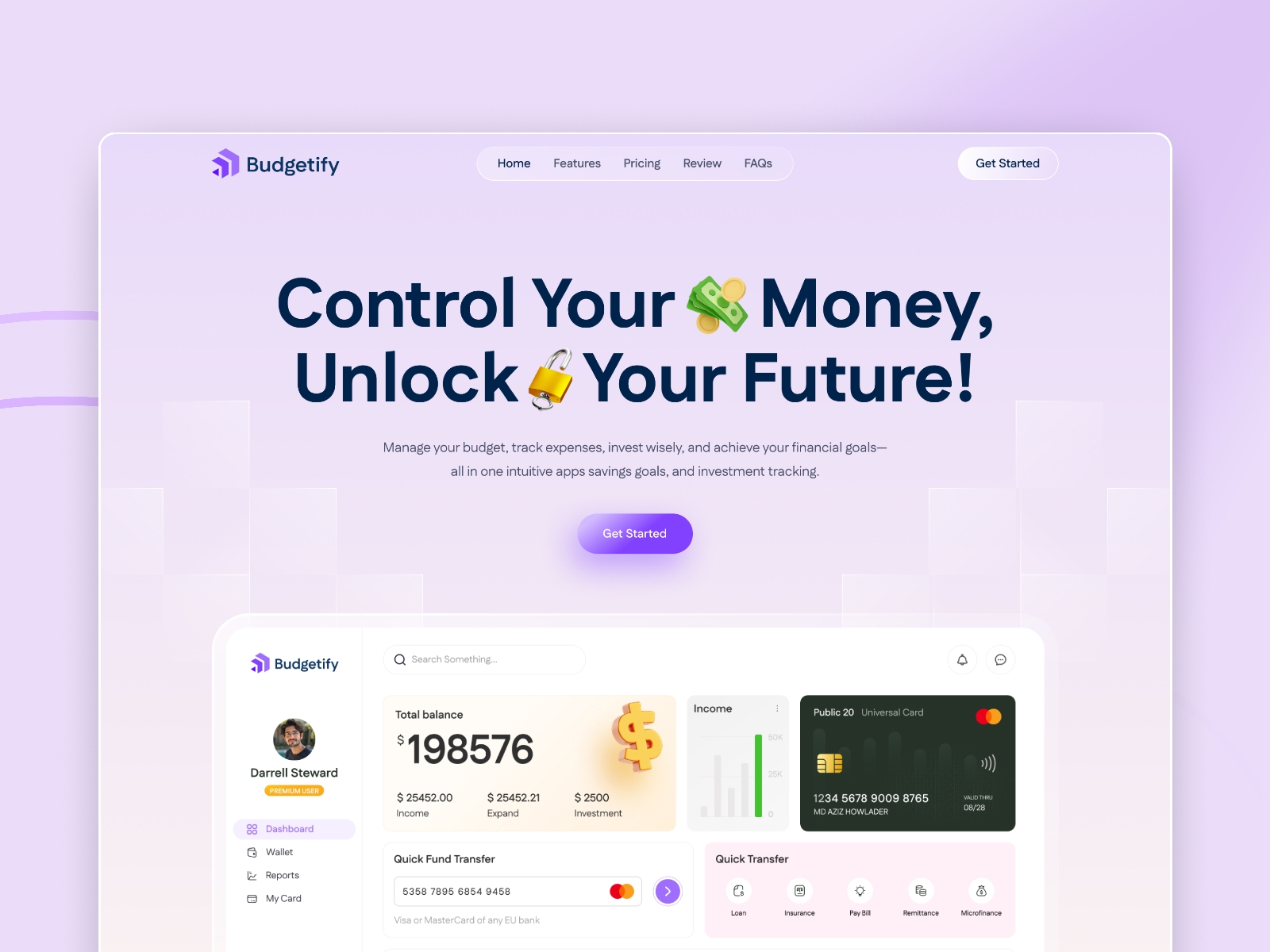 Screenshot 1 of Budgetify
