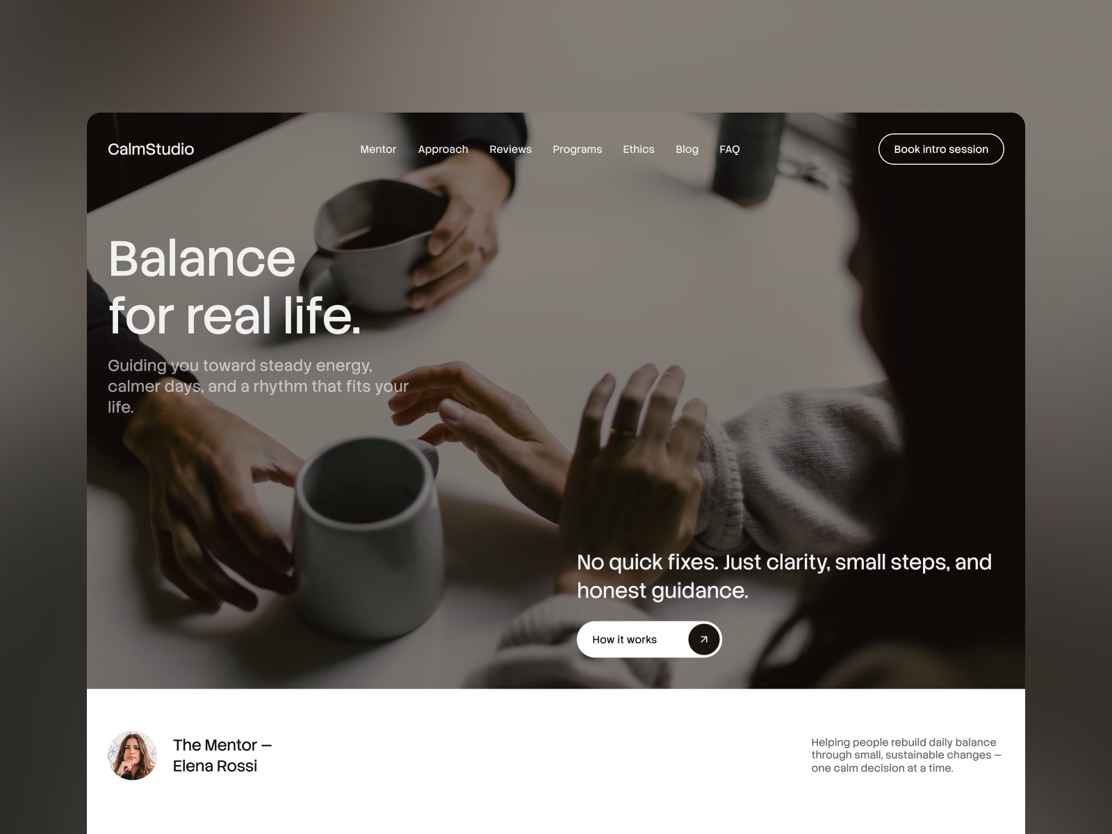 Screenshot 1 of CalmCoach