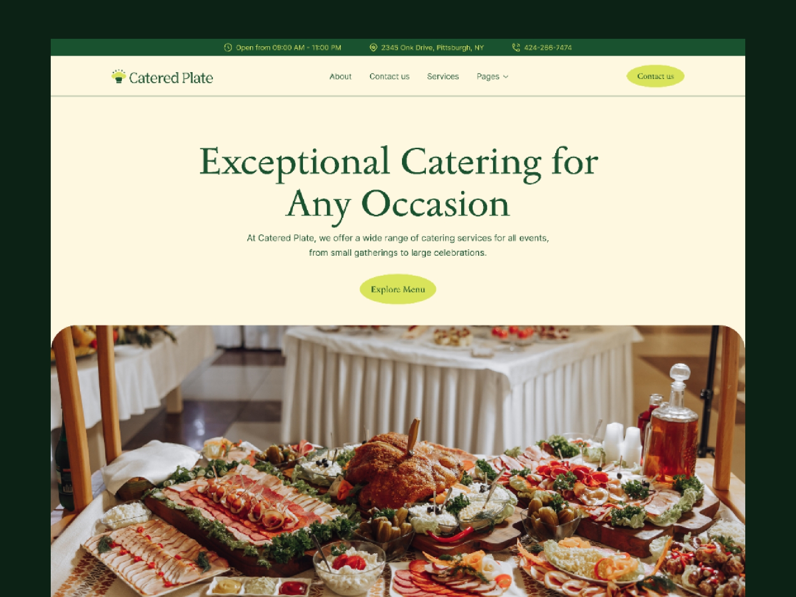 Screenshot 1 of CateredPlate