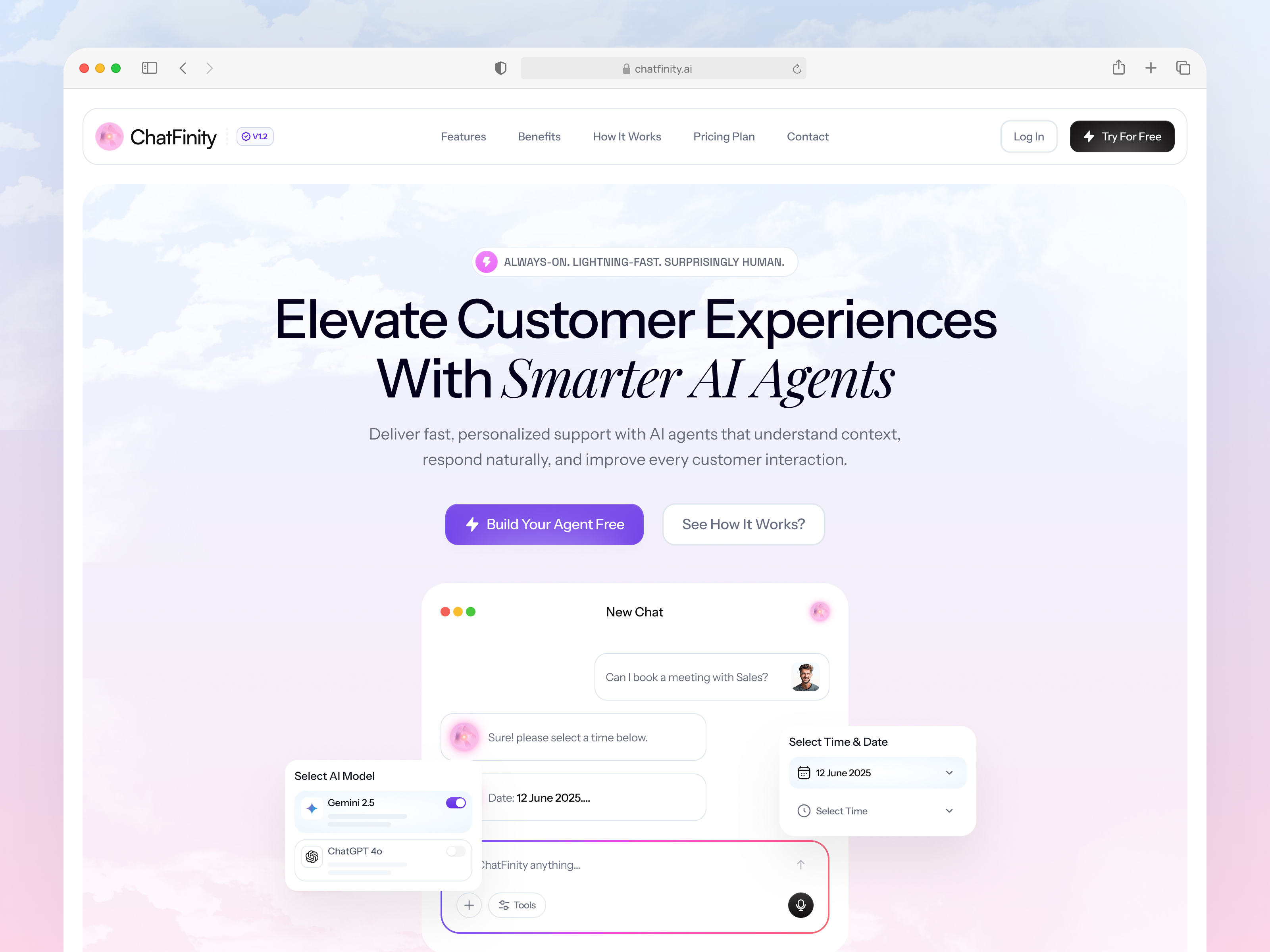 Screenshot 1 of ChatFinity