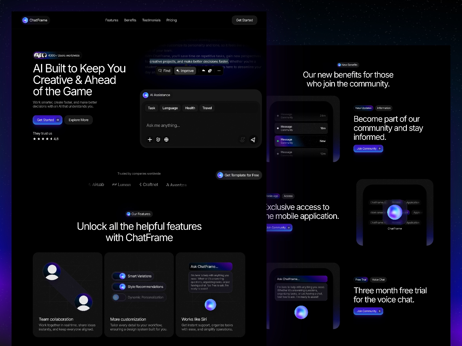 Screenshot 1 of ChatFrame