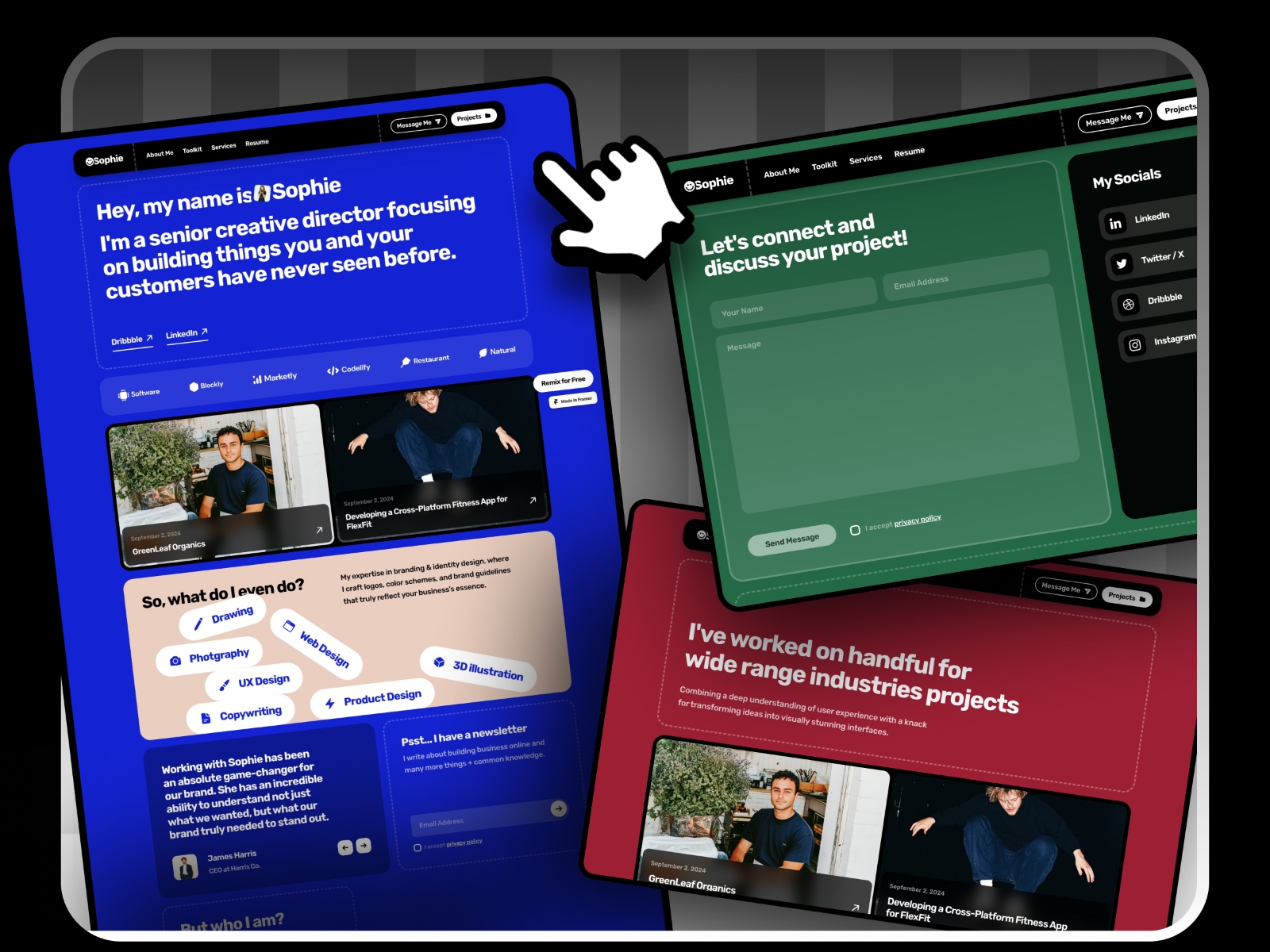 Screenshot 1 of ChunkyFolio
