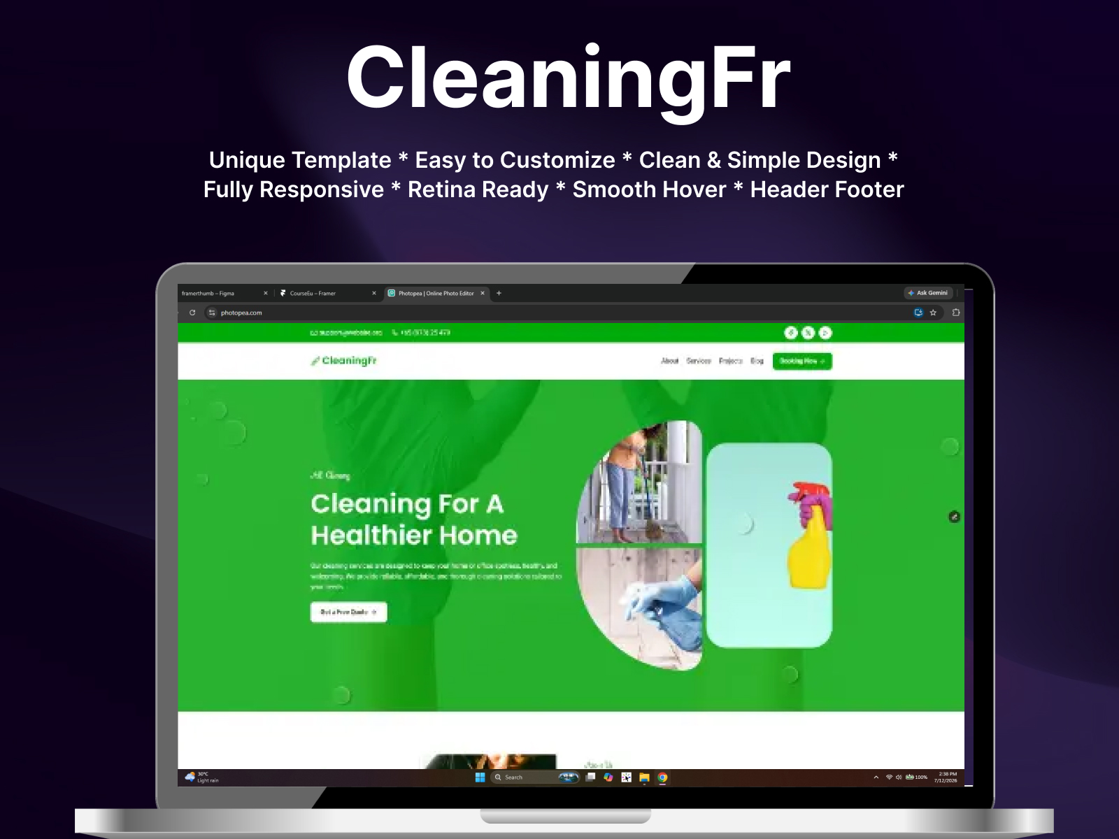Screenshot 1 of CleaningFr