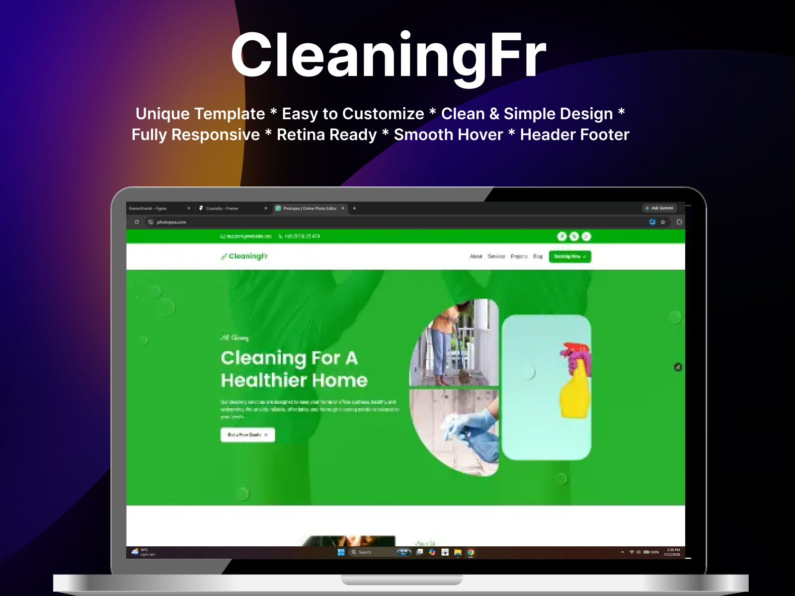 Screenshot 2 of CleaningFr