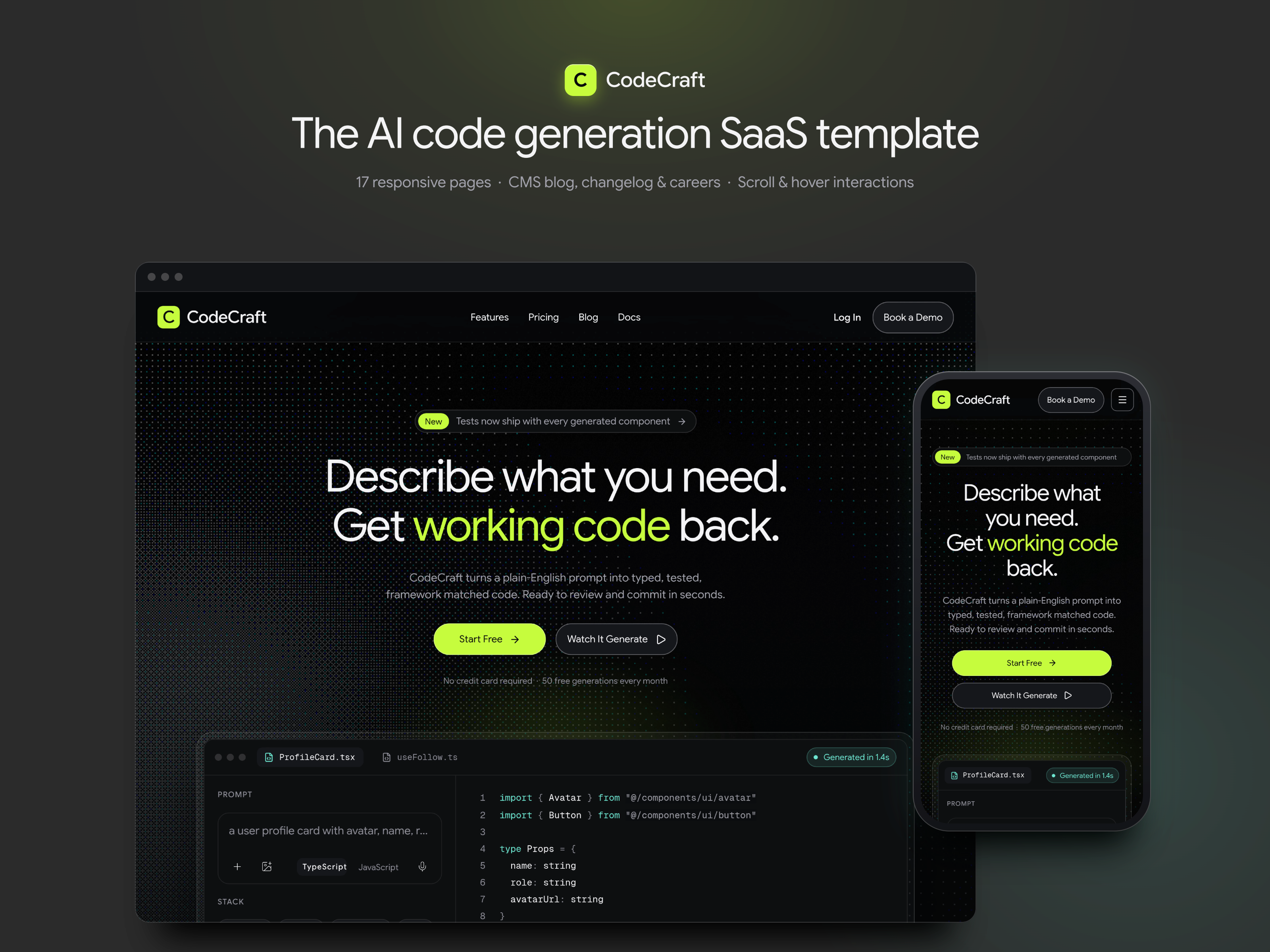 Screenshot 1 of Code-Craft