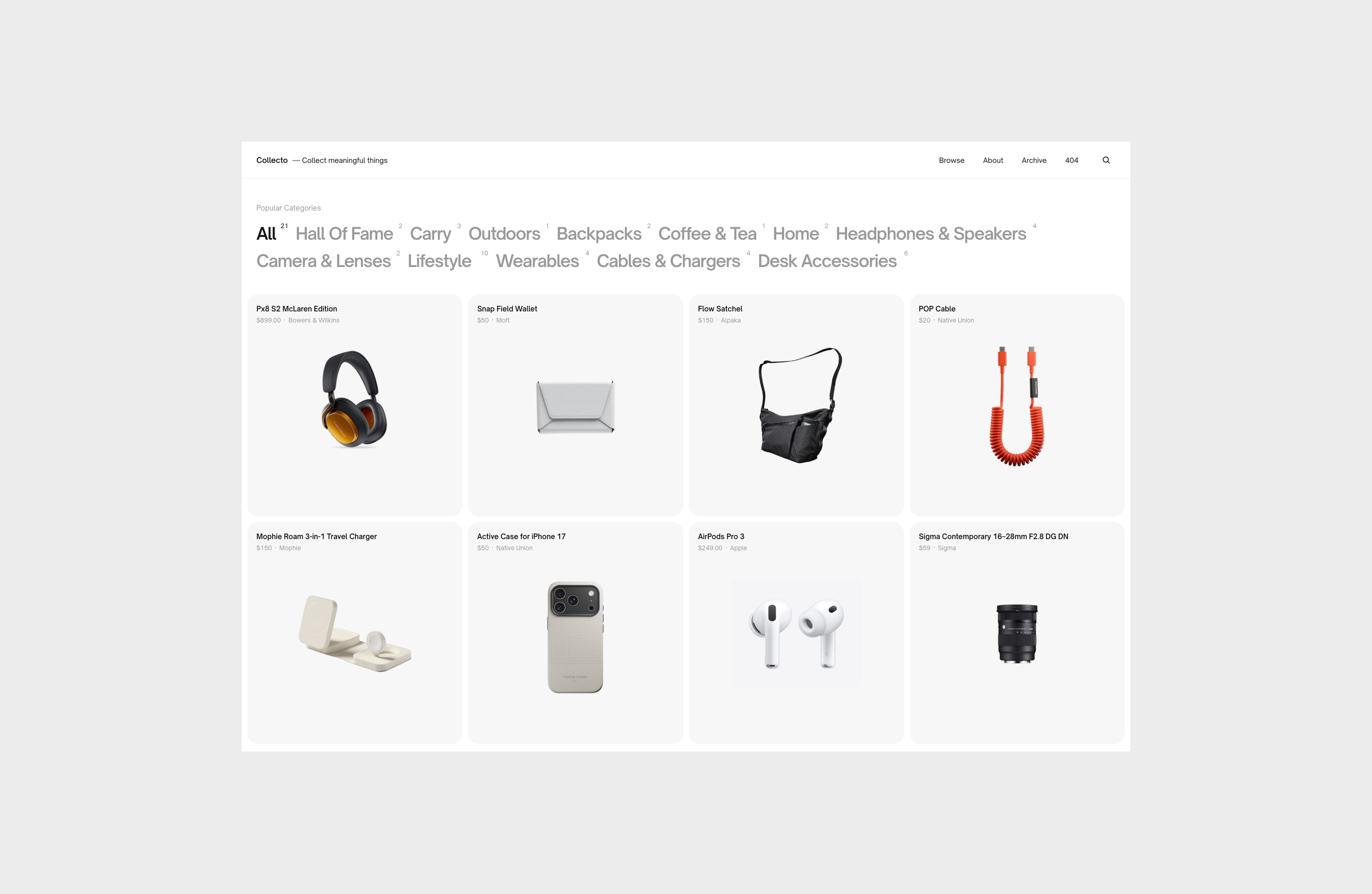 Screenshot 1 of Collecto