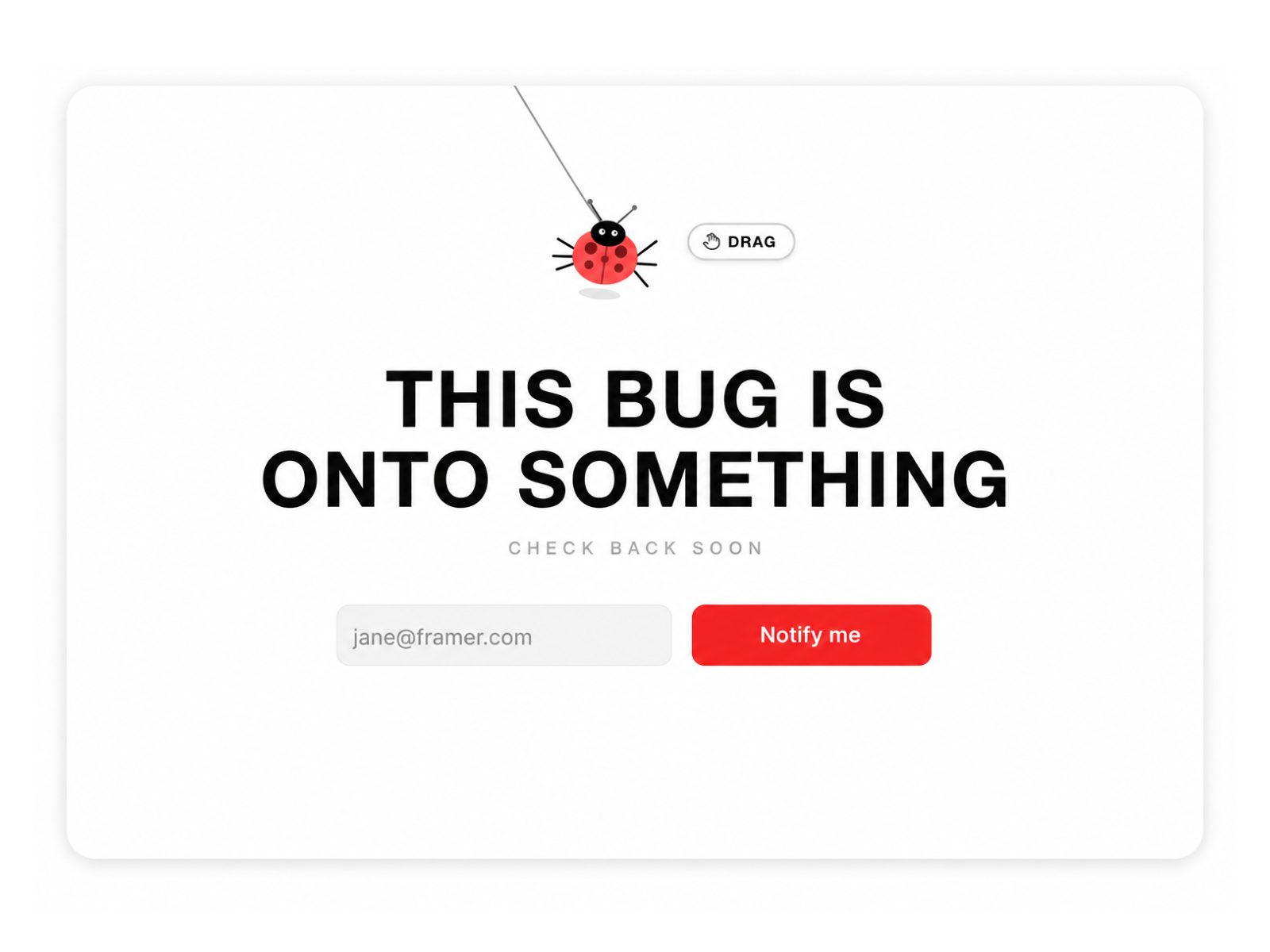 Screenshot 1 of Coming Soon Page