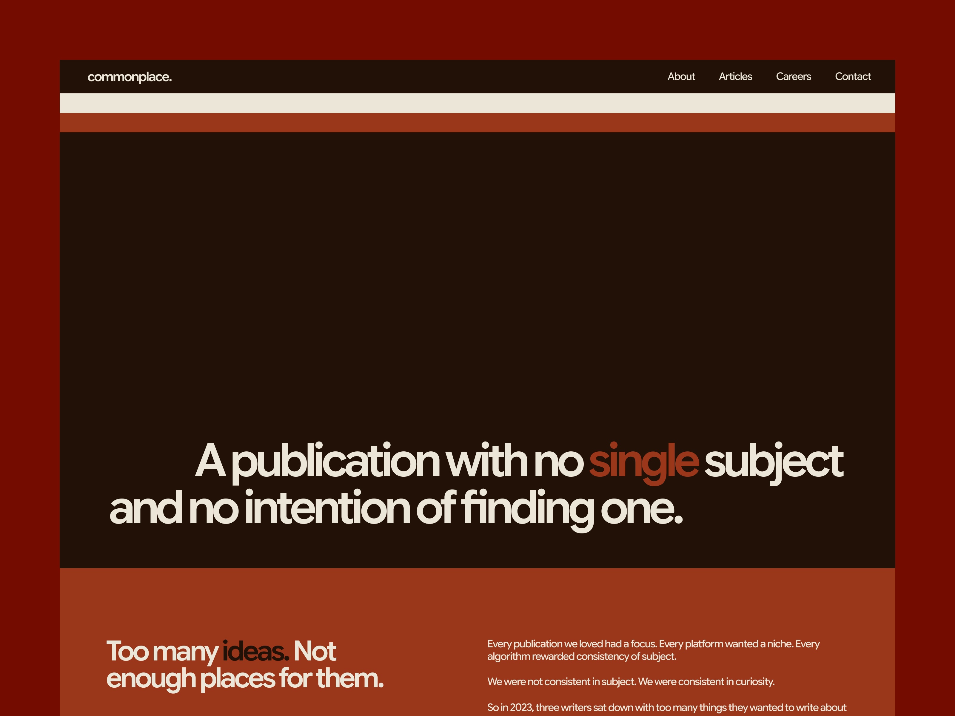 Screenshot 1 of Commonplace