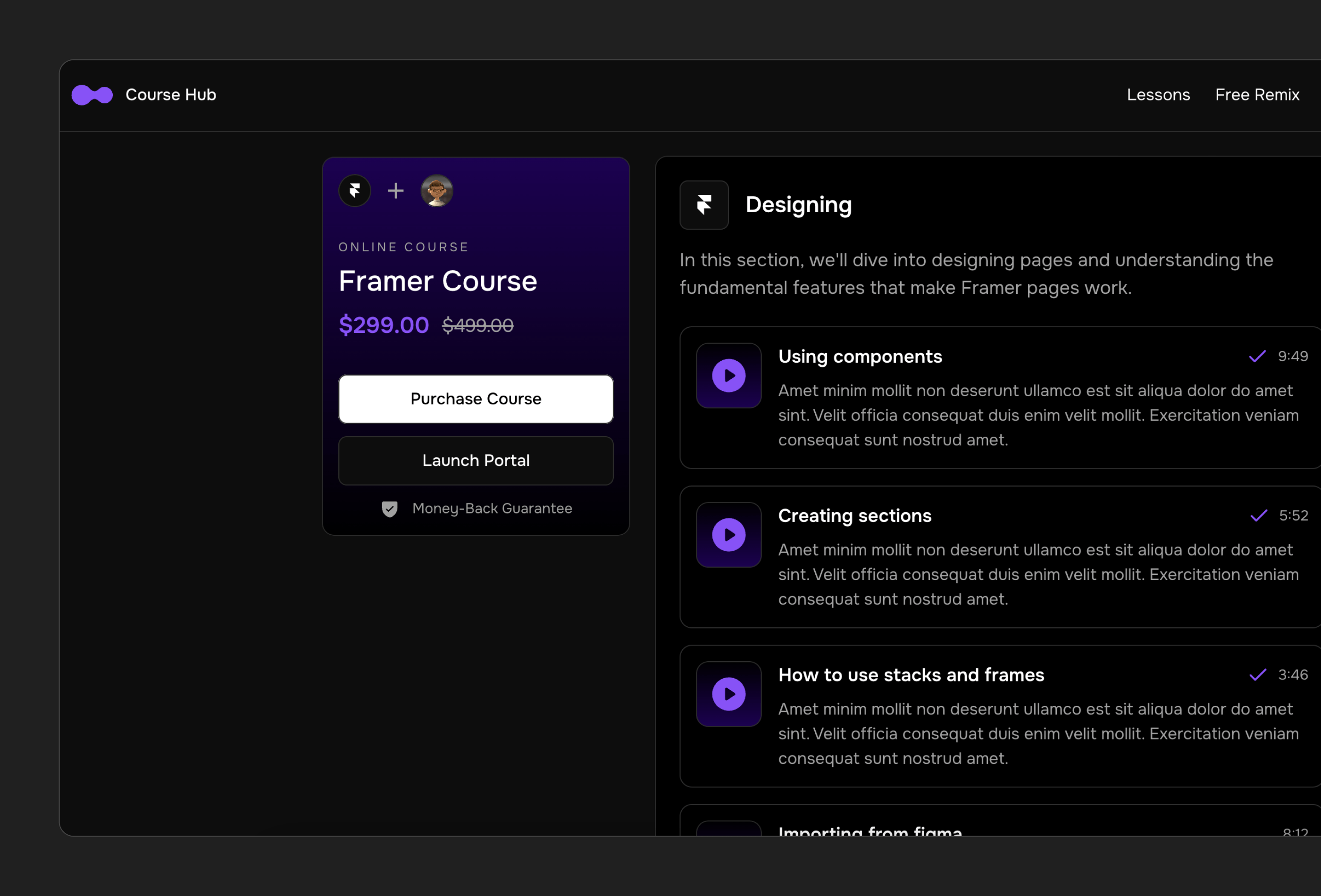 Screenshot 3 of Course Hub