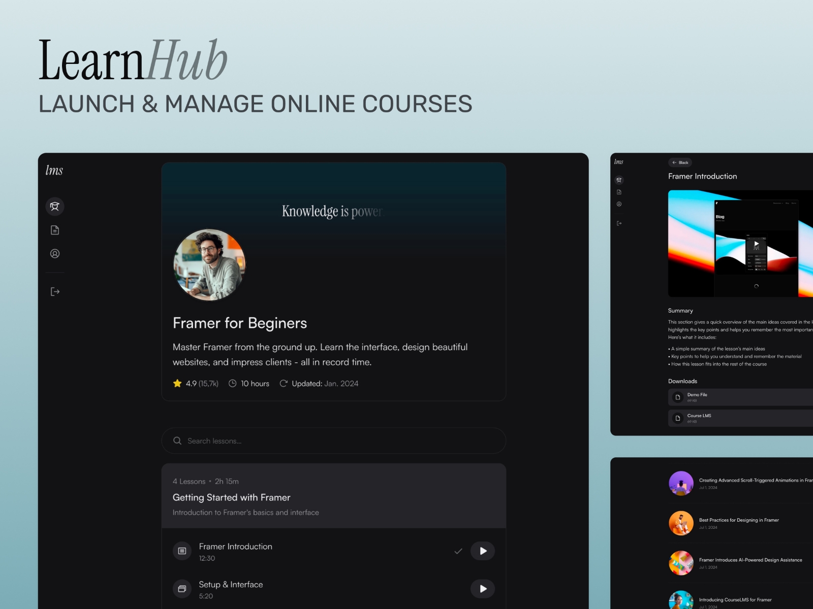 Screenshot 1 of LearnHub