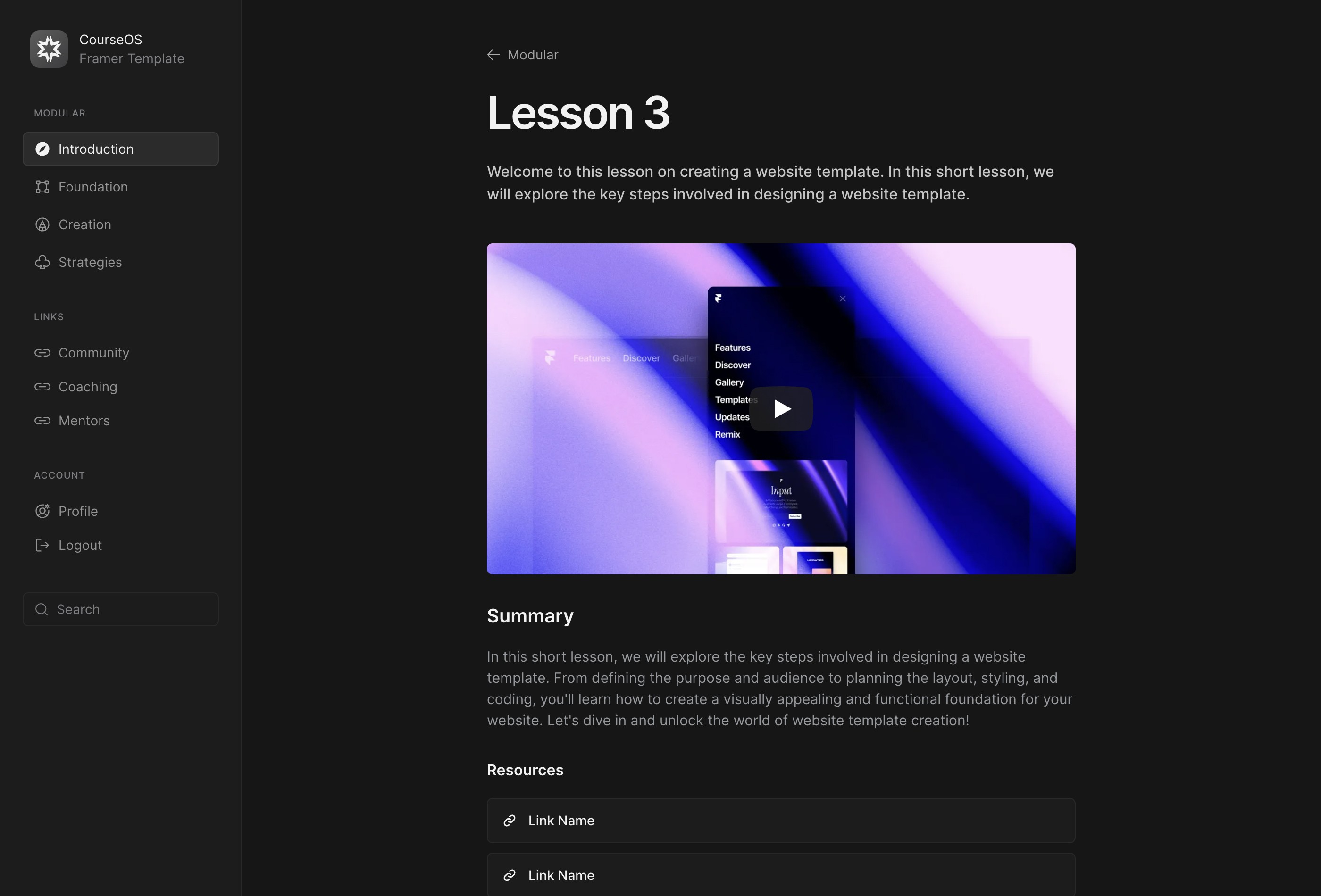 Screenshot 3 of CourseOS