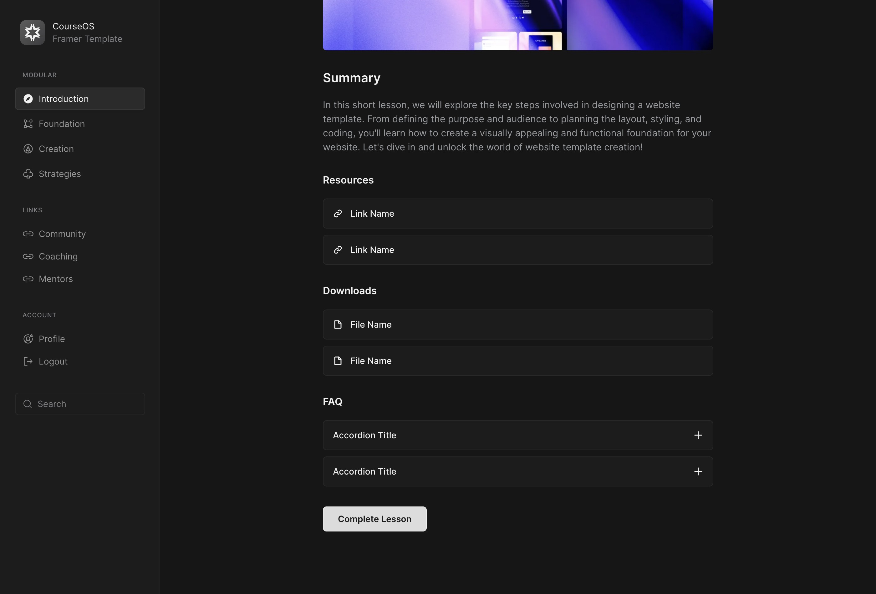 Screenshot 4 of CourseOS