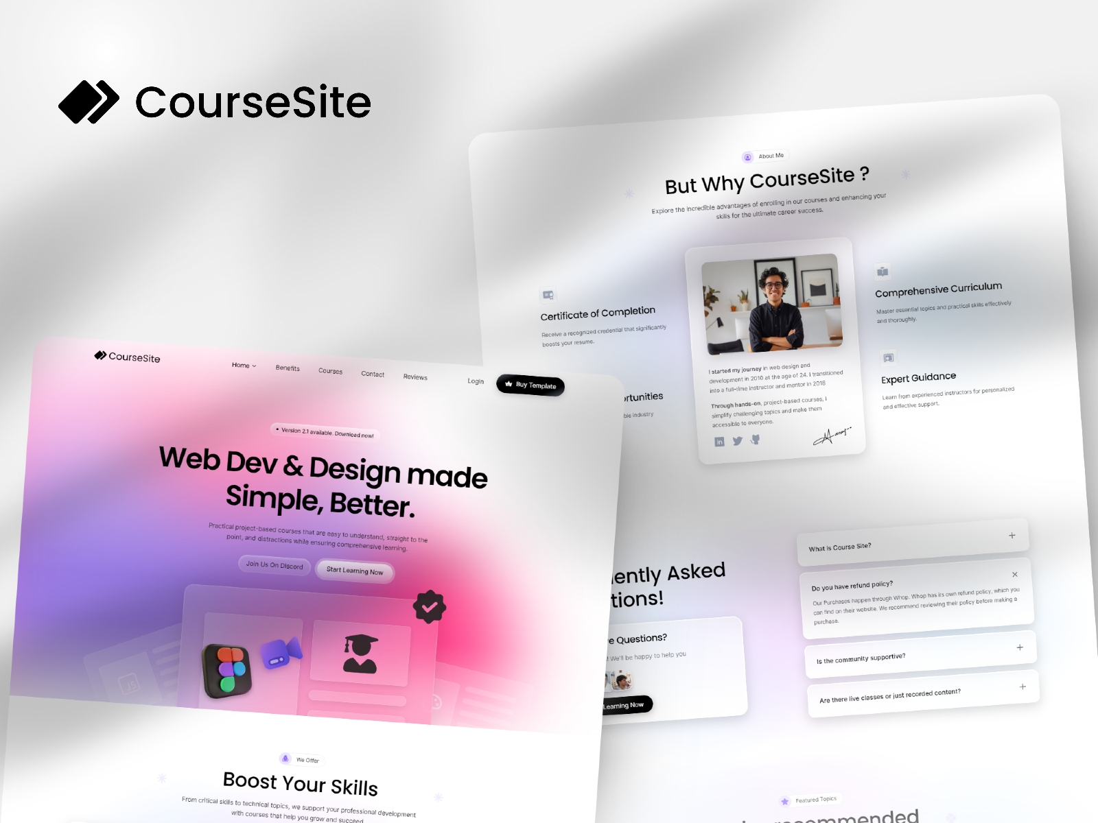 Screenshot 1 of CourseSite