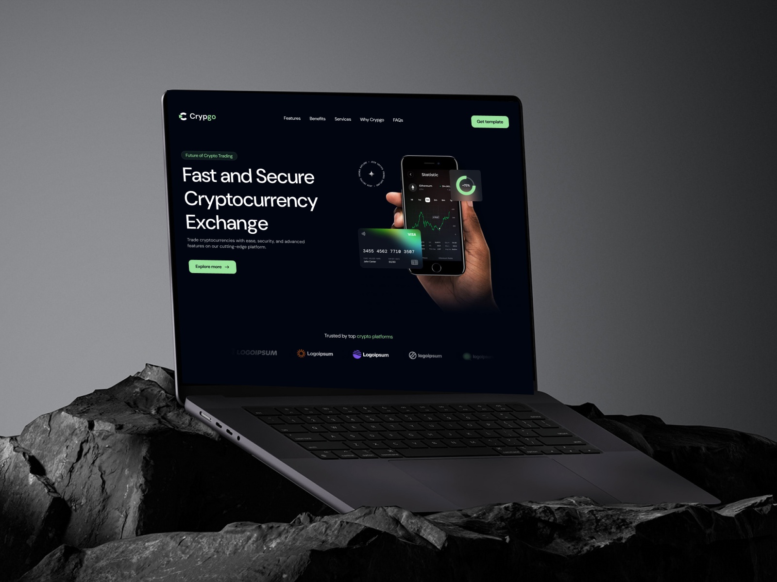 Screenshot 1 of CrypGo Web