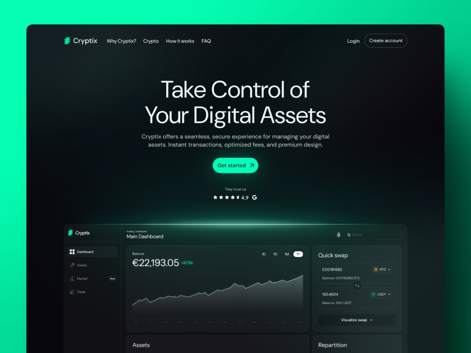 Screenshot 1 of Cryptix